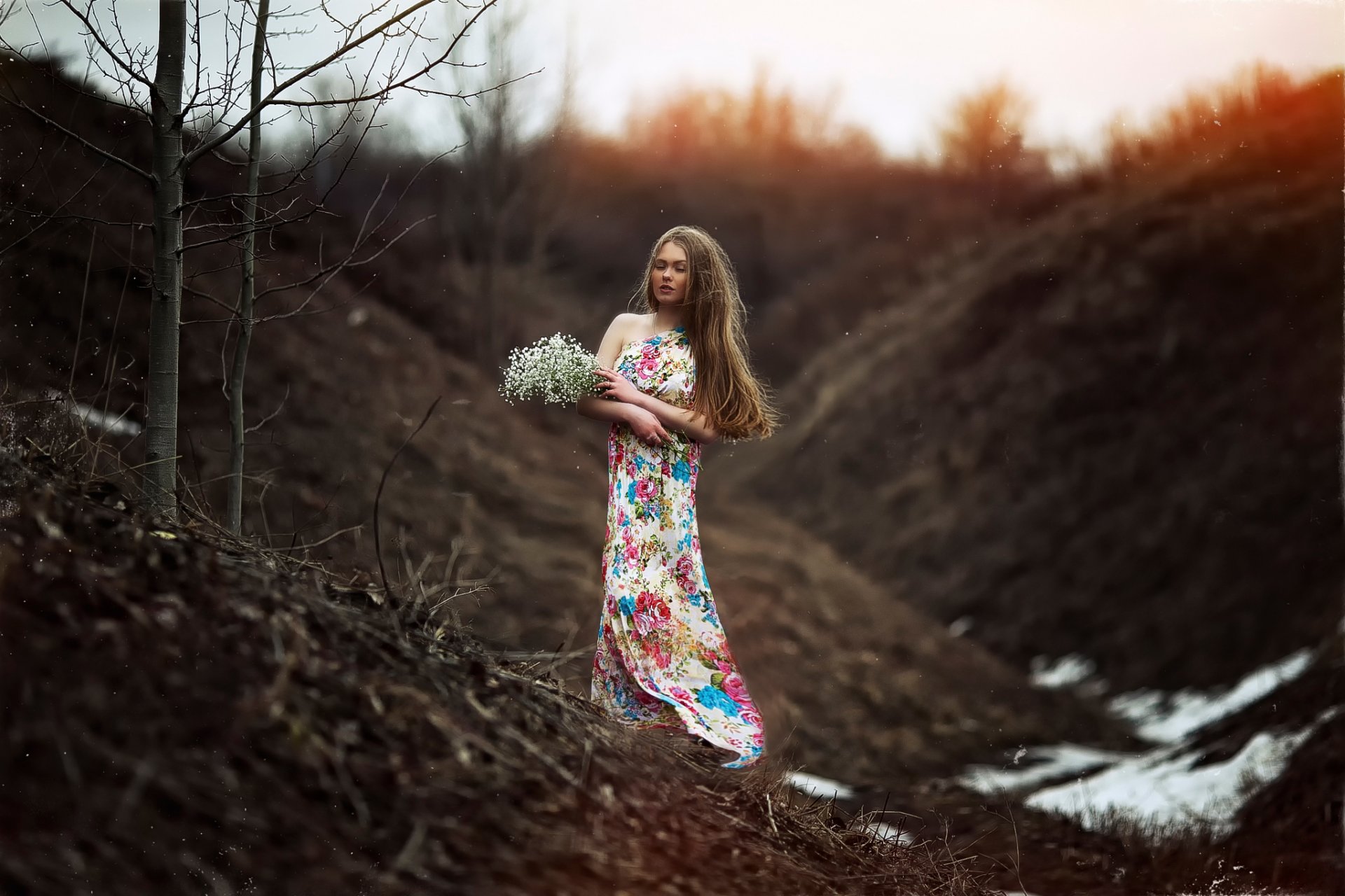 Идеи Для Фото В Лесу Весной Девушке