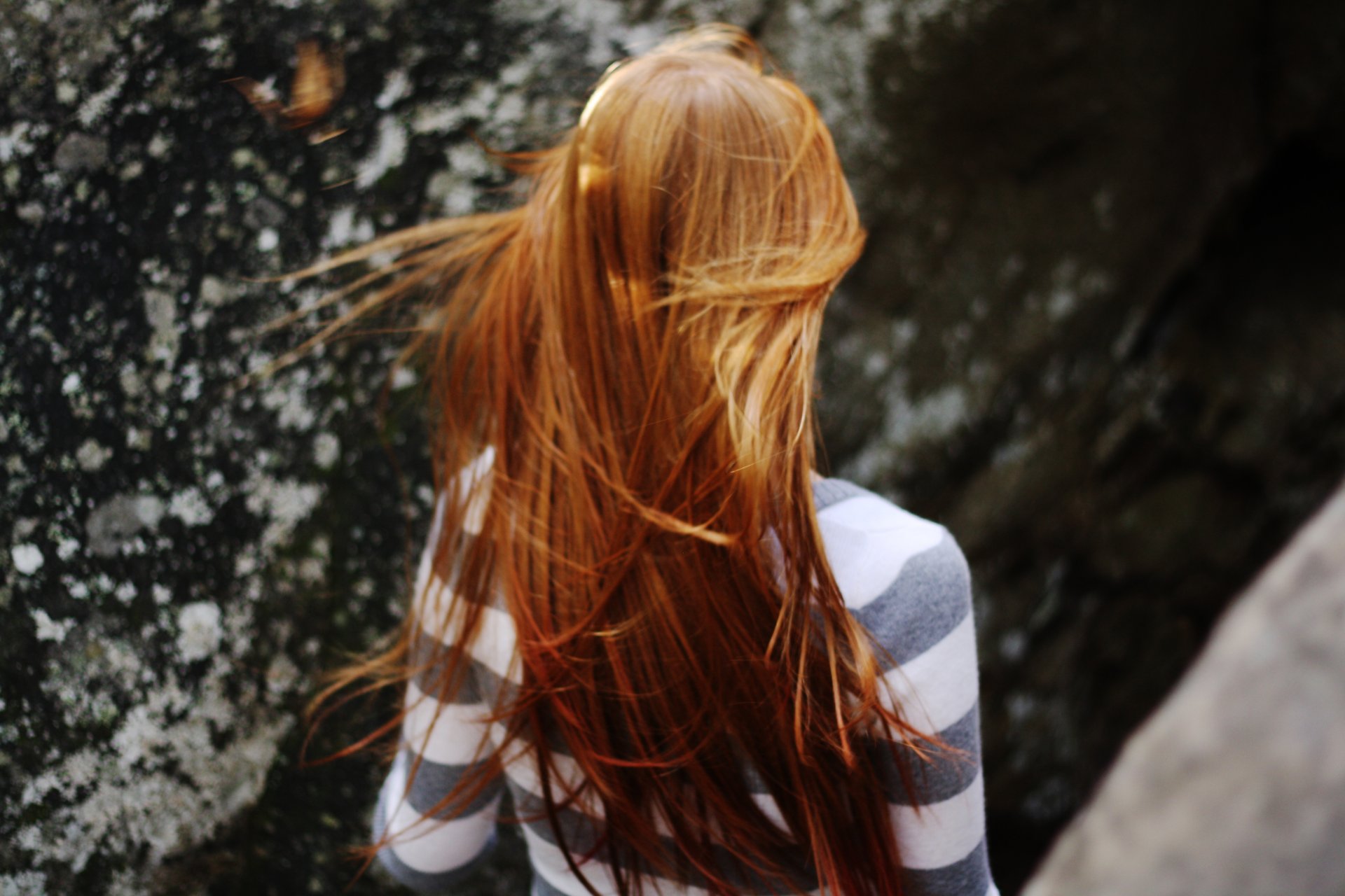 Фото Девушек С Рыжими Волосами Со Спины