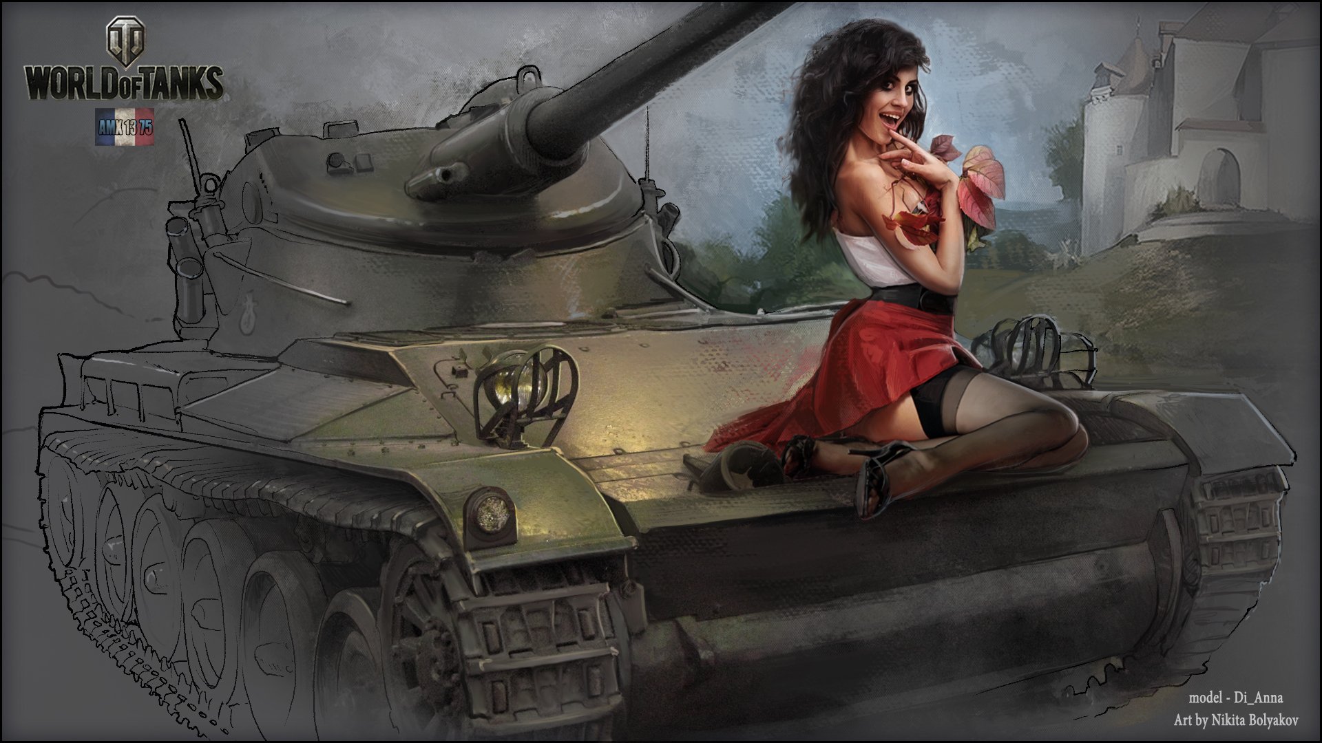 обои на рабочий стол танки world of tanks девушки смотреть №204949 обои на рабочий стол танки world of tanks девушки № 204948 скачать