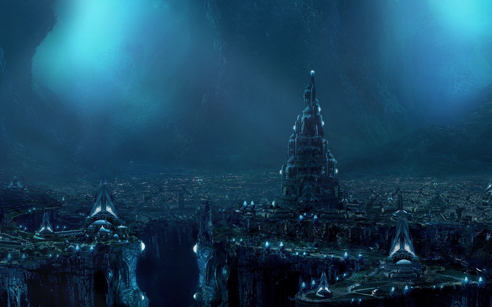 Подводный город древней Атлантиды