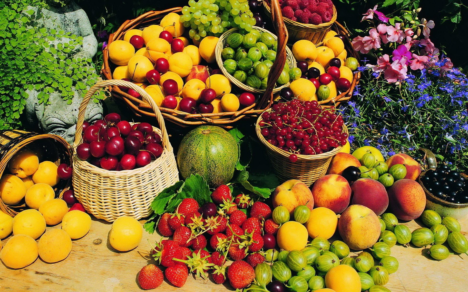 Azucares frutas tabla