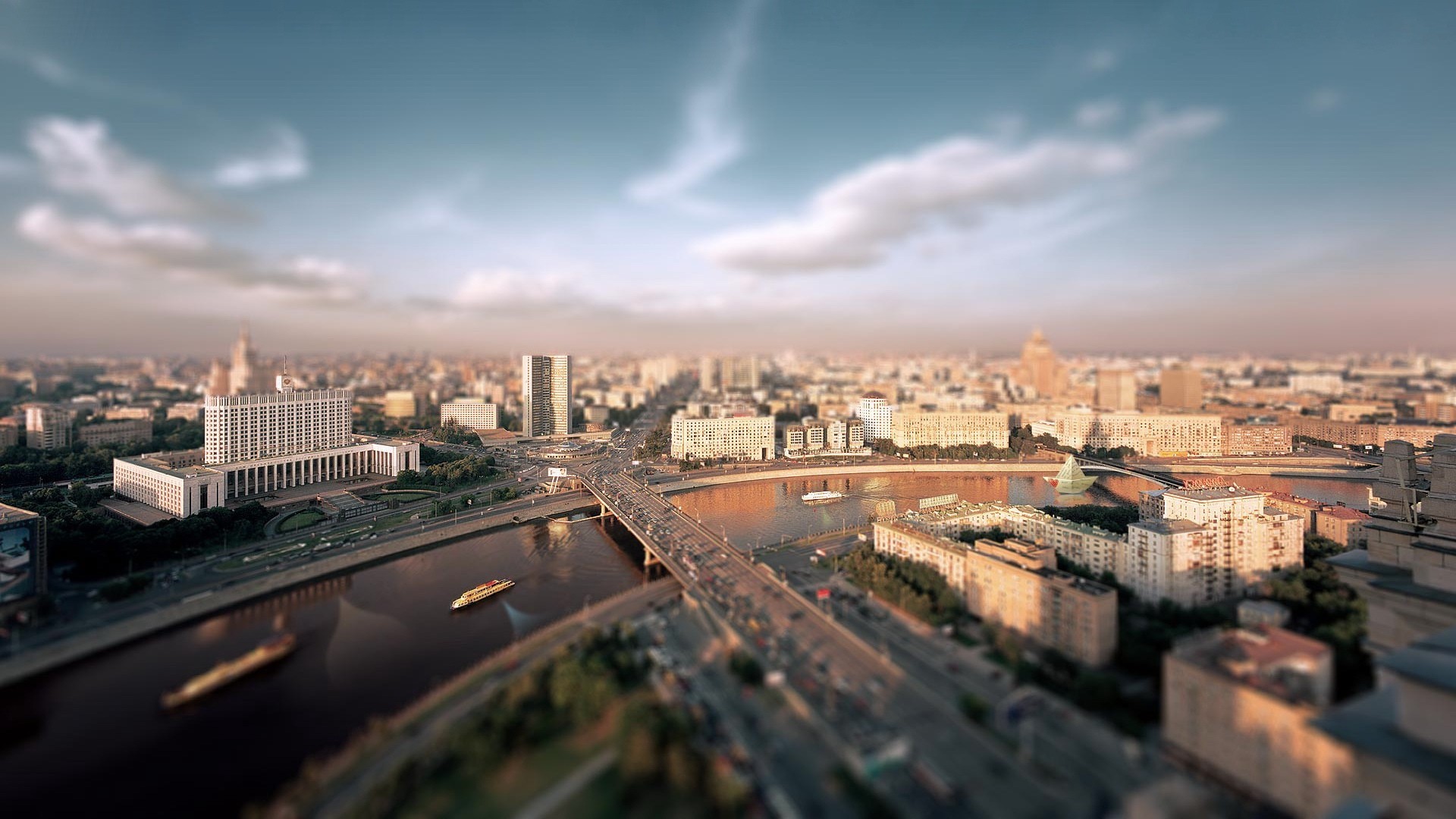 Панорама современной Москвы