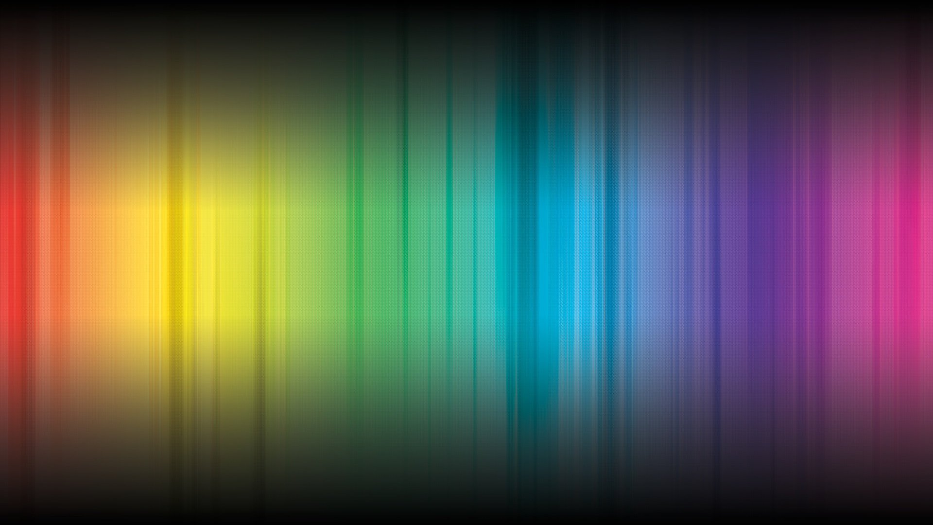 Спектр из разных цветов на чёрном фоне