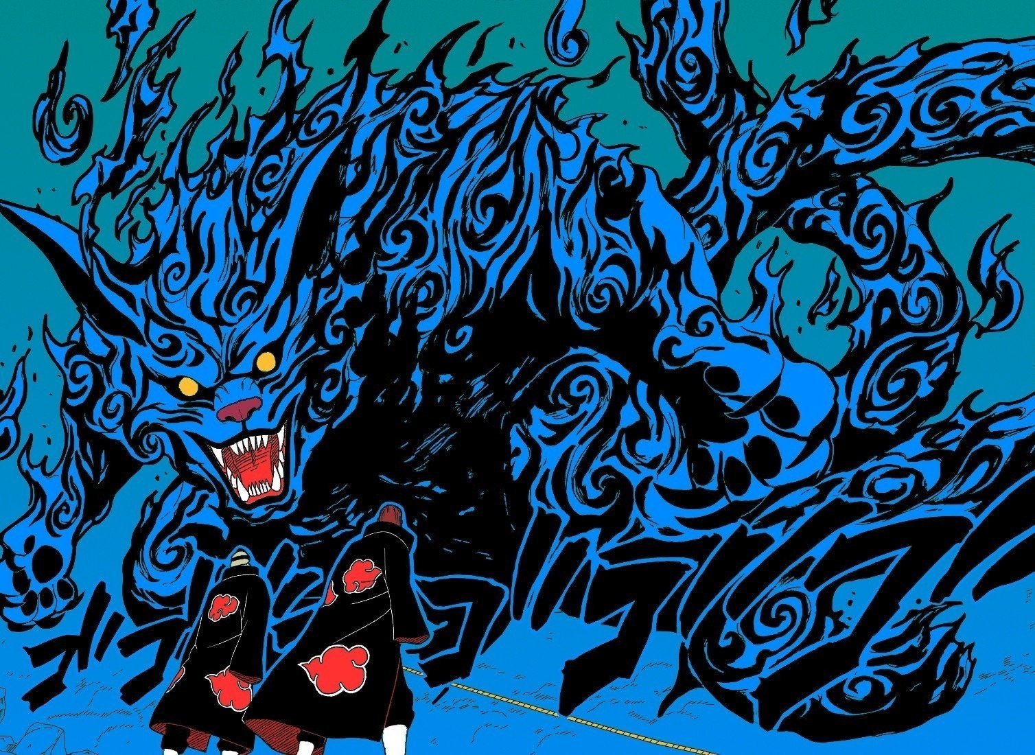 Рисунок аниме злой демон