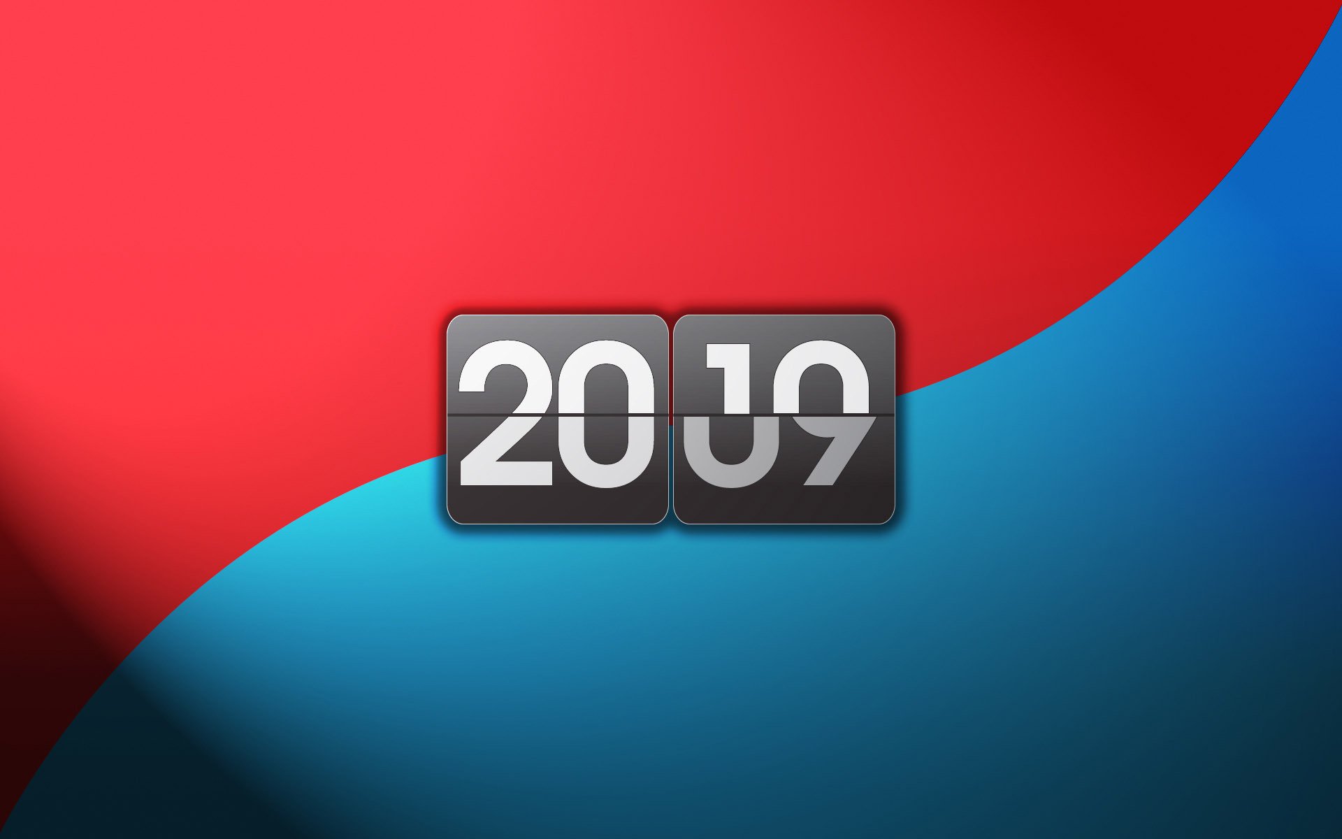 На синем красном фоне цифры 2010