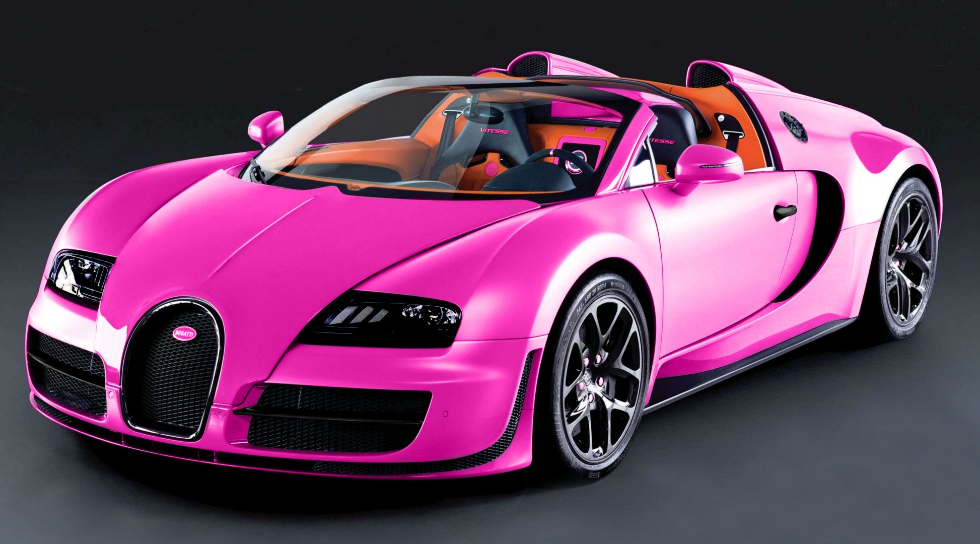 экзотическое удивительным сексуальный Vitesse спорткар Bugatti быстро розовый автомобиль супер 5051