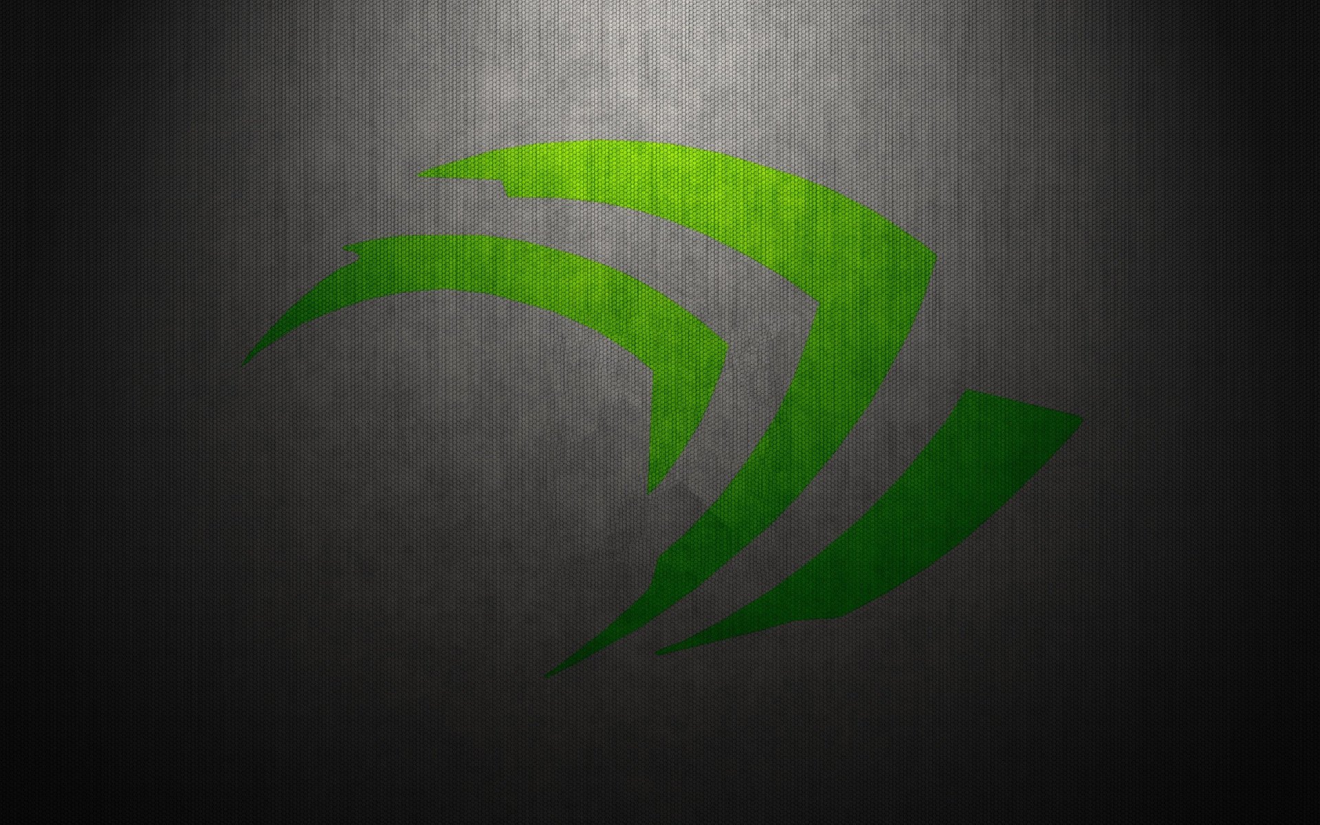 nvidia зеленый логотип стена.