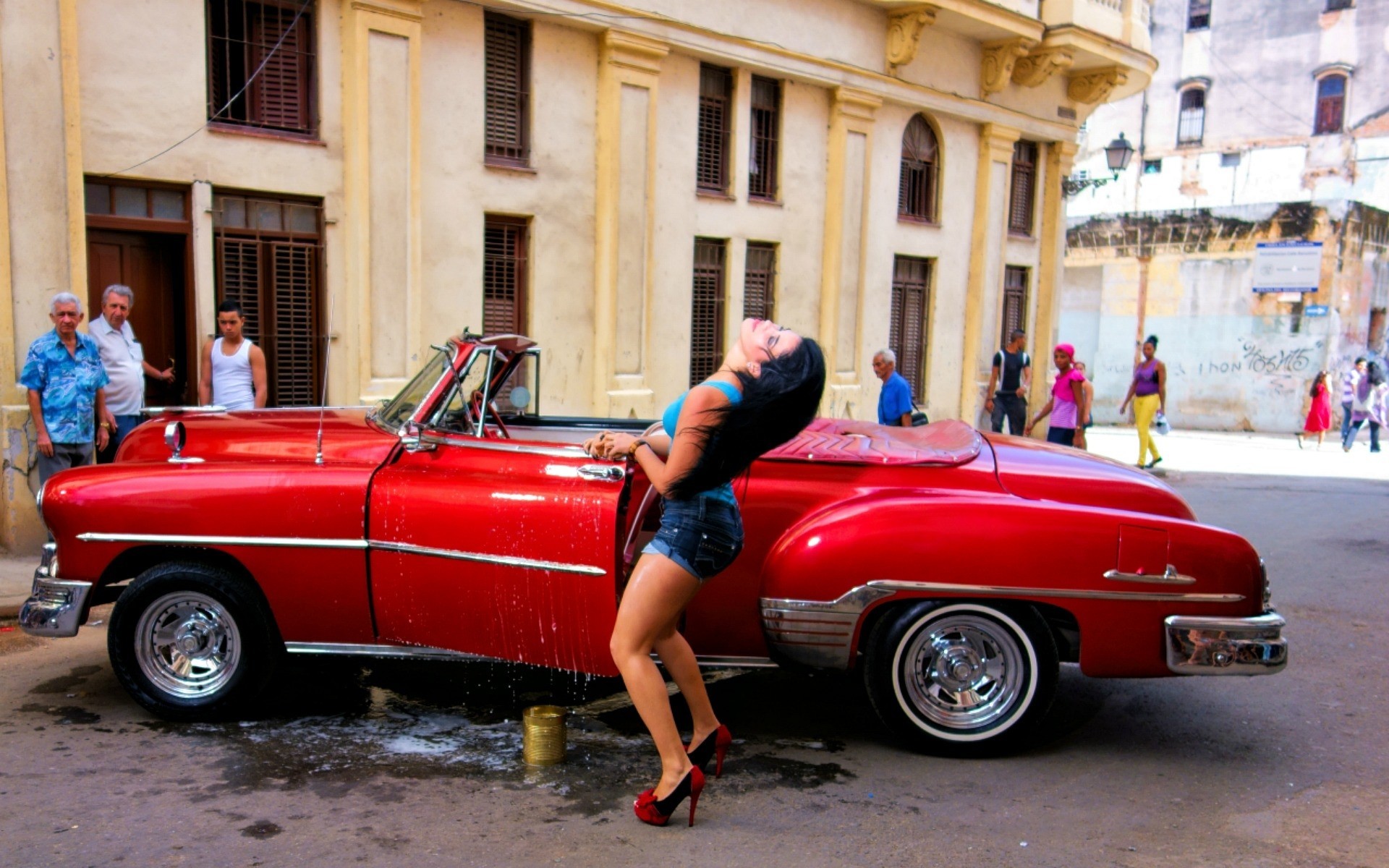 Куба машины девушки