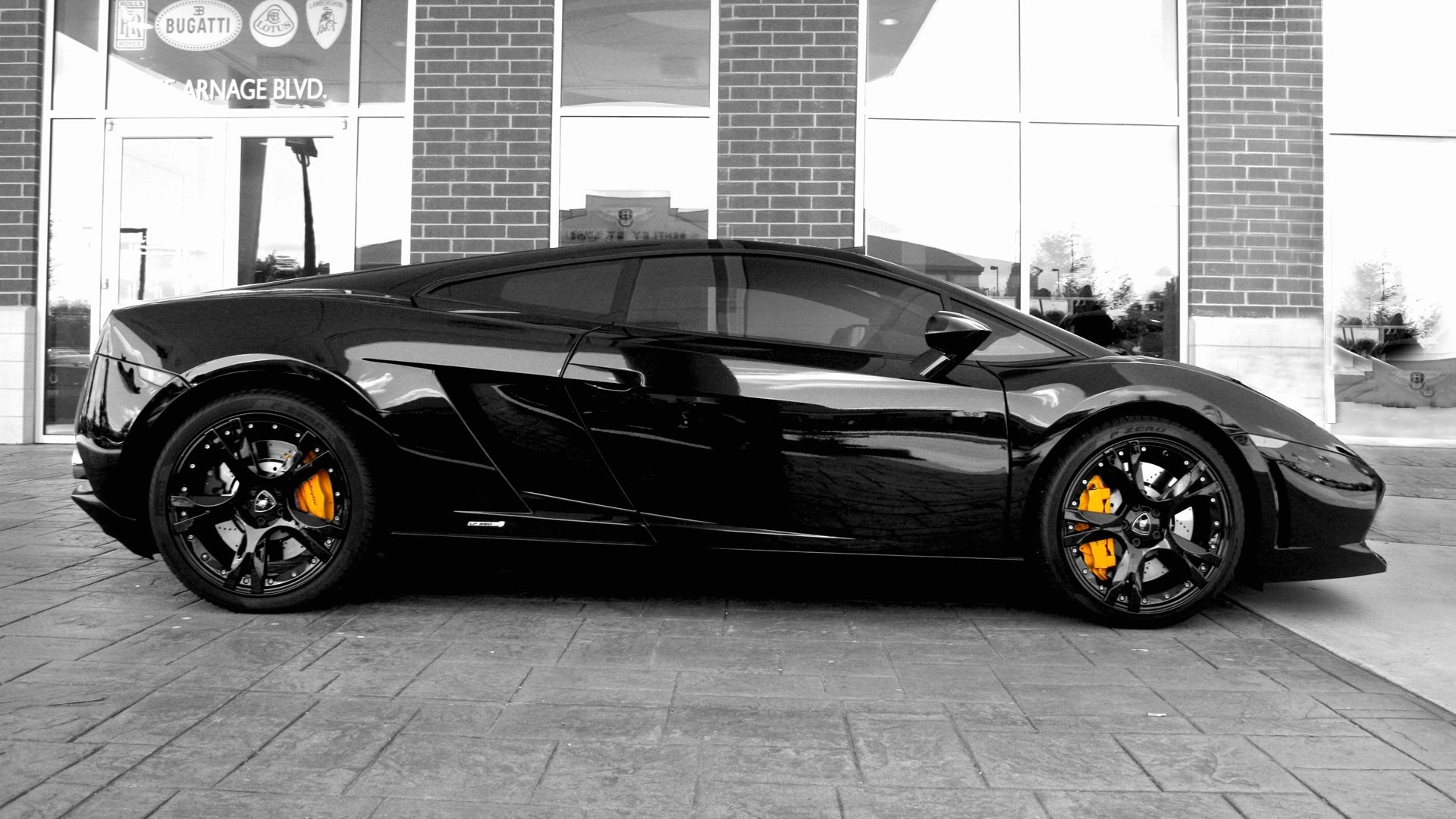 Lamborghini Gallardo черный цвет