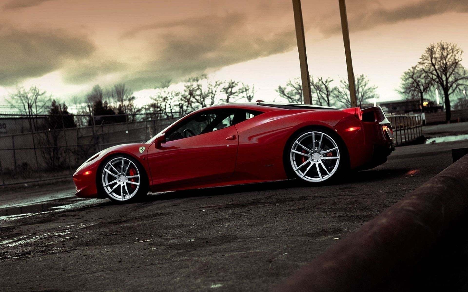 Ferrari красная спорткар дорога бесплатно