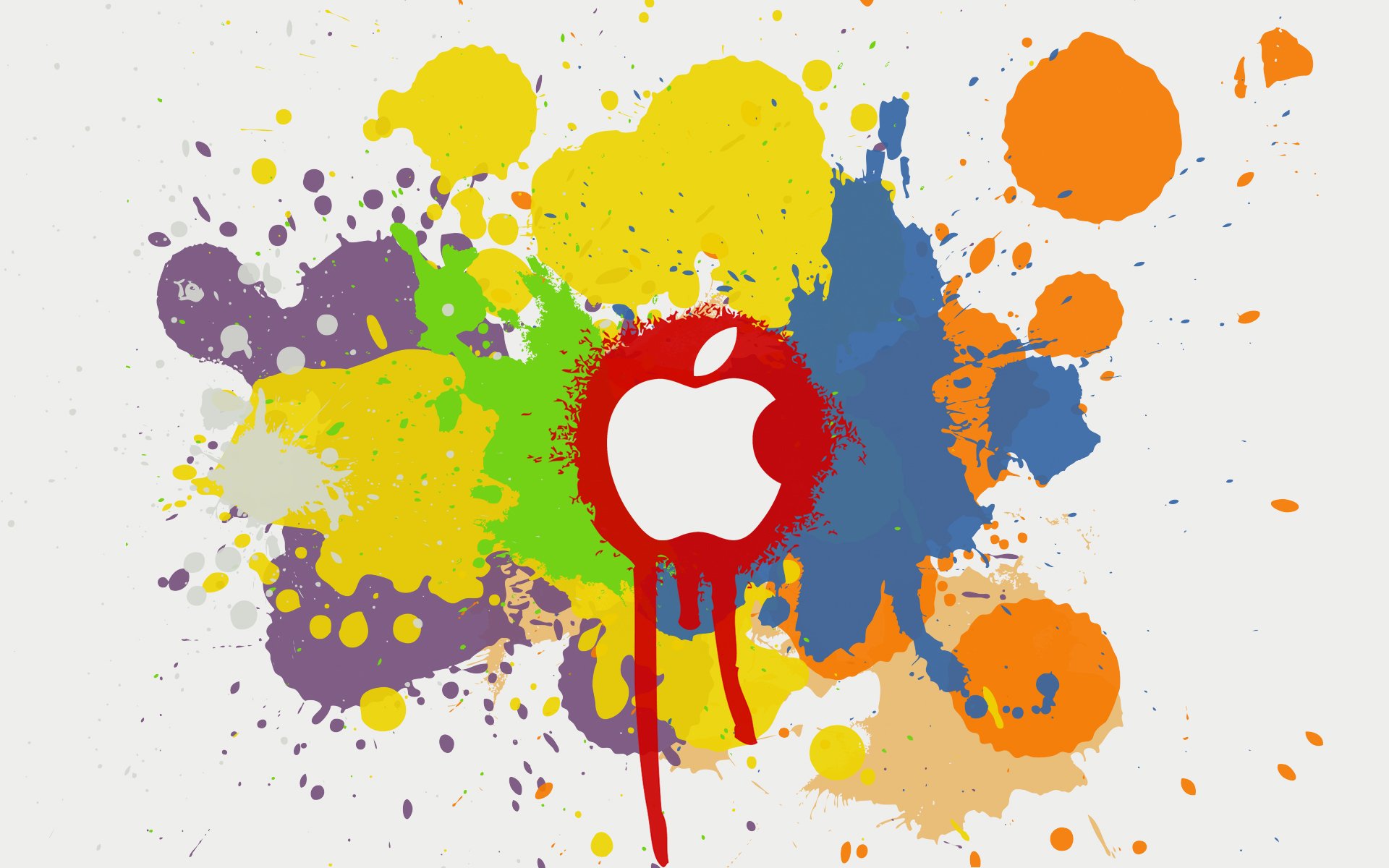 Apple в красках бесплатно