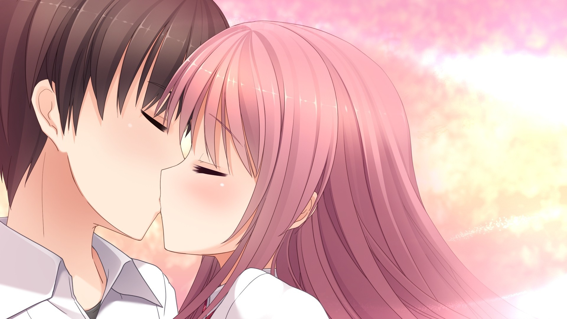 Идеальная пара аниме поцелуй