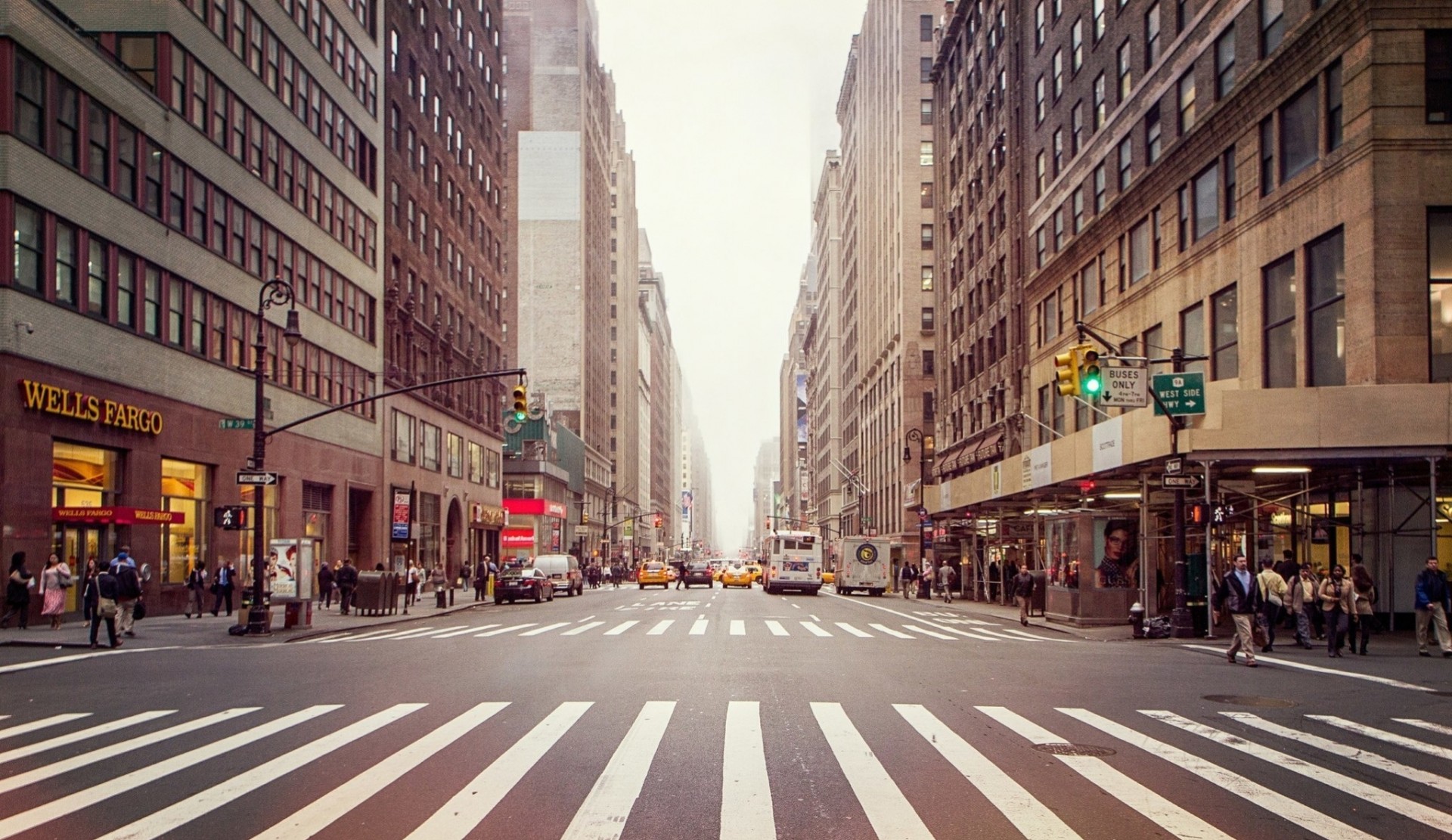 Нью-Йорк улица перспектива