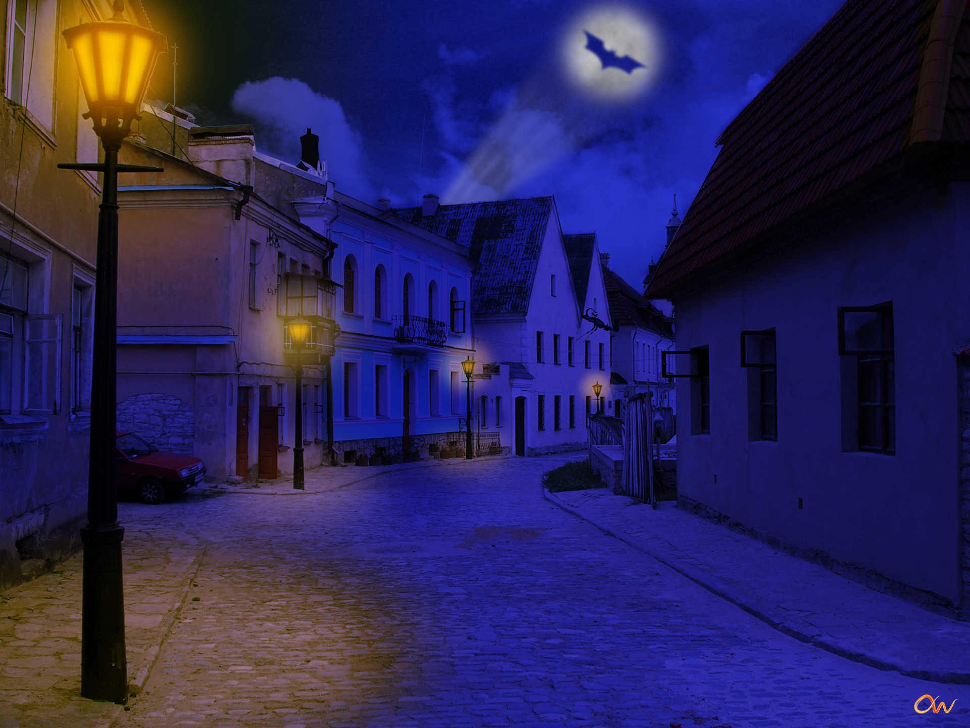 Ночной городок. Вечерняя улица с фонарями. Ночная улица с фонарями. Вечерний город. Улица с домами ночью.