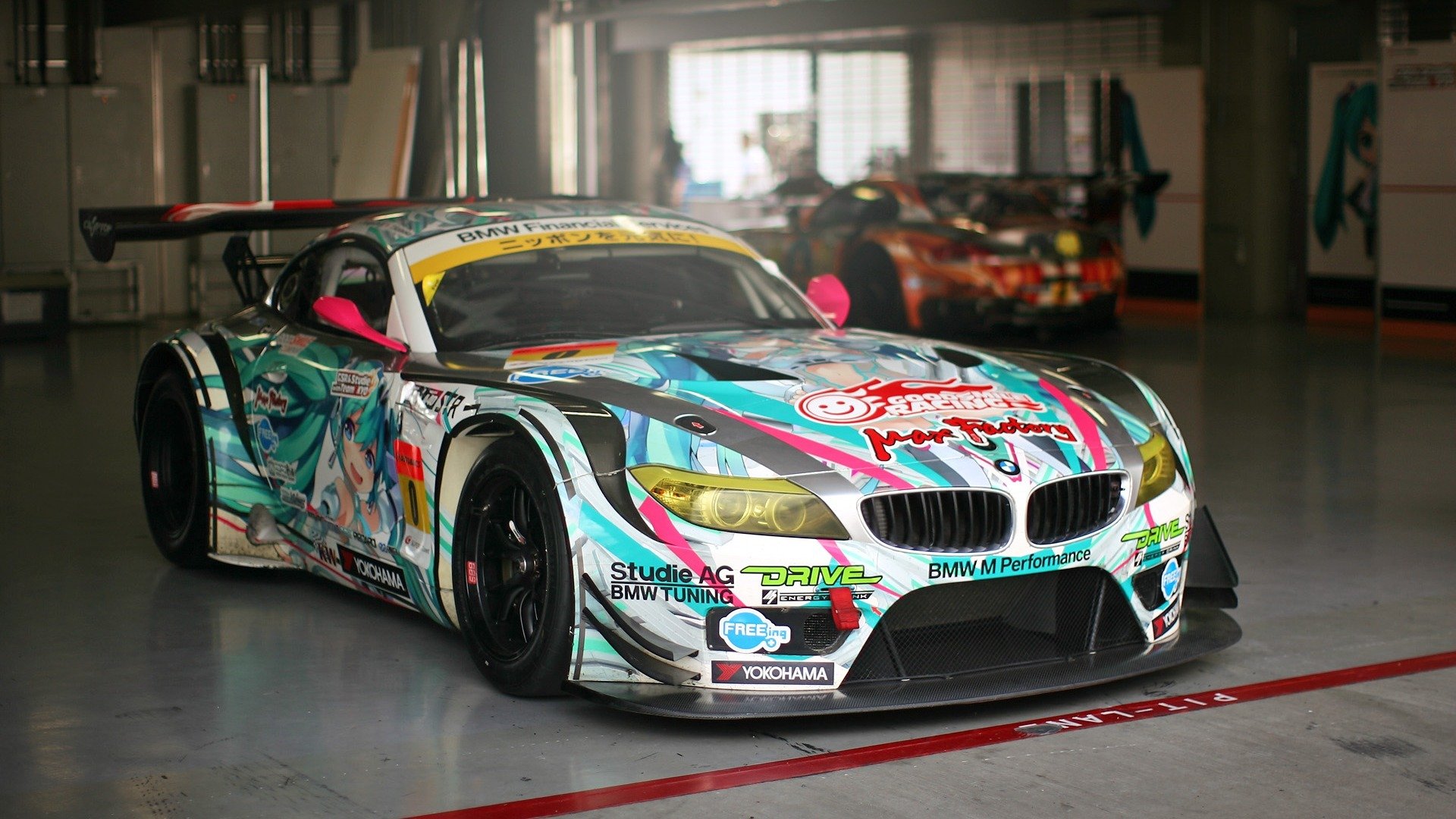автомобиль обои Bmw Z4 E89 Gt3 гоночного гараж автомобильные для