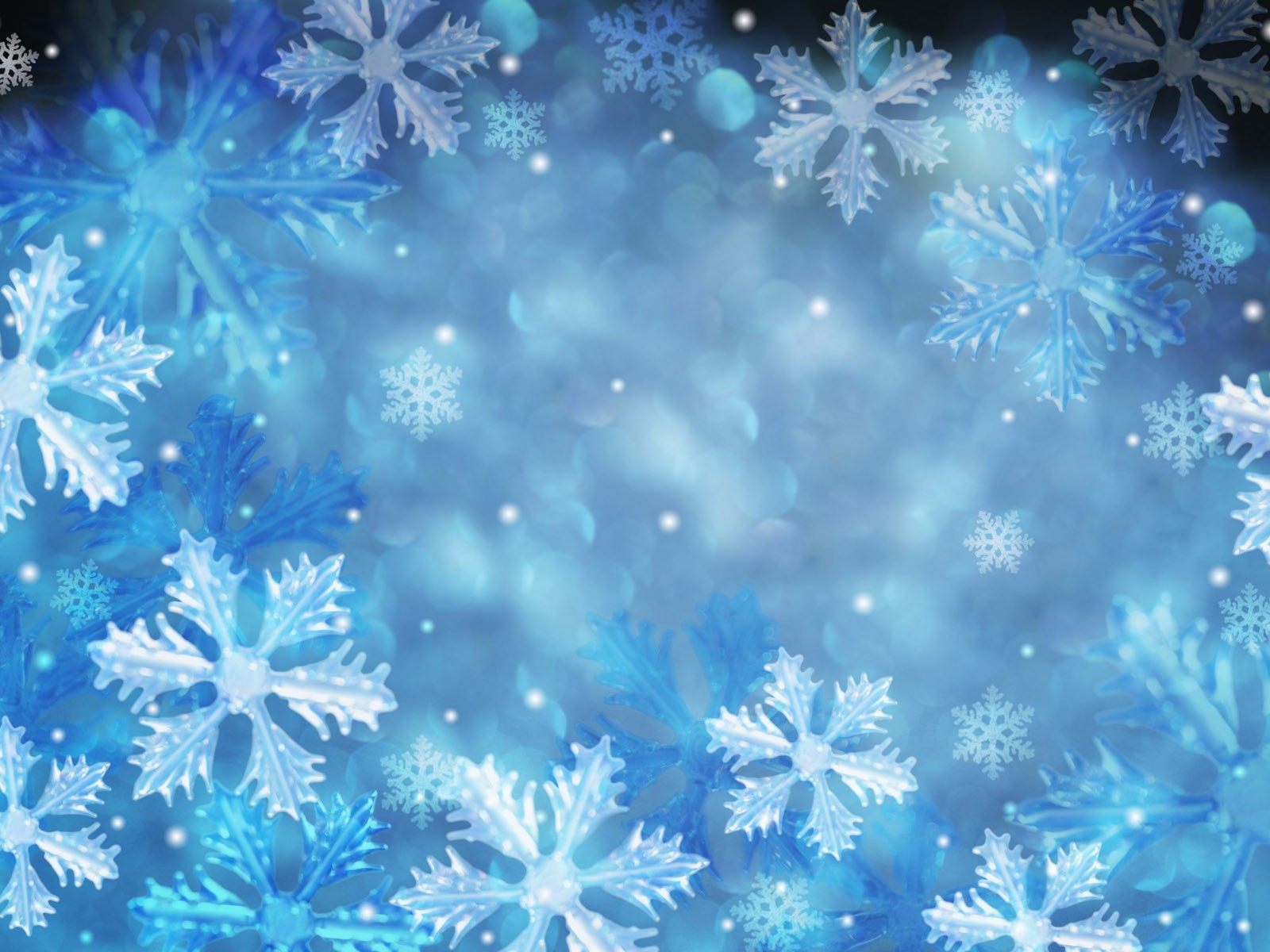 голубой снежинки узоры