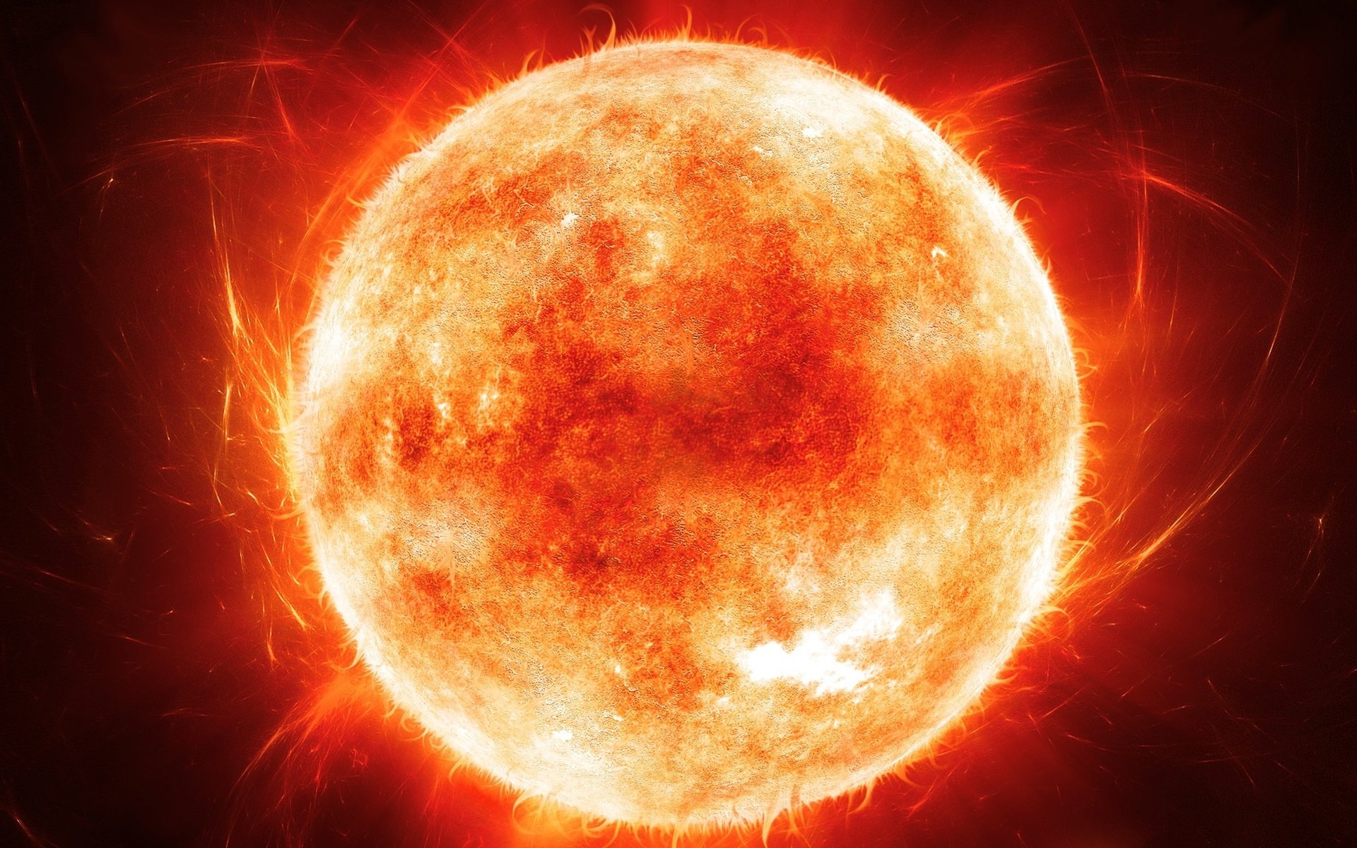 Солнце в короне. Коронарные выбросы на поверхности солнца