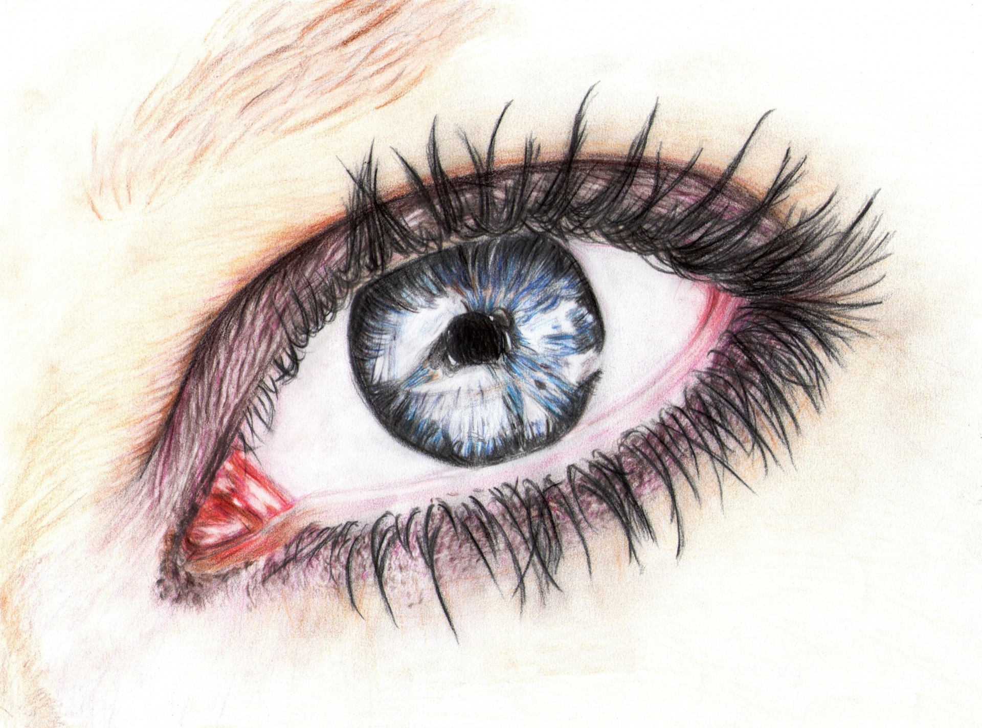 Очень красивые рисунки. Глаза рисунок. Красивые глаза рисунок. Глаз цветными карандашами. Карандаш для глаз.