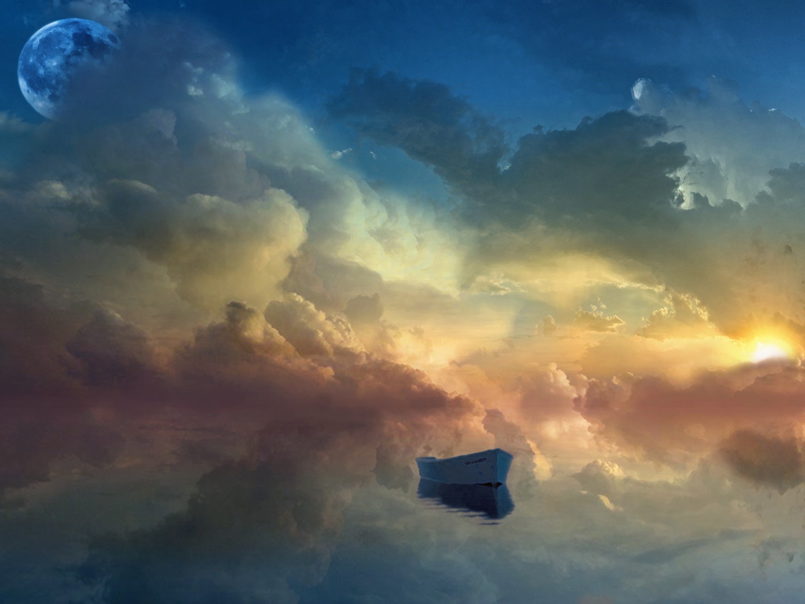 лодки небо облака загрузить