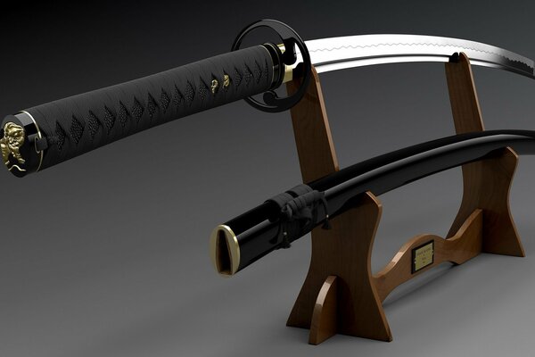 Обои на телефон самурайский меч
