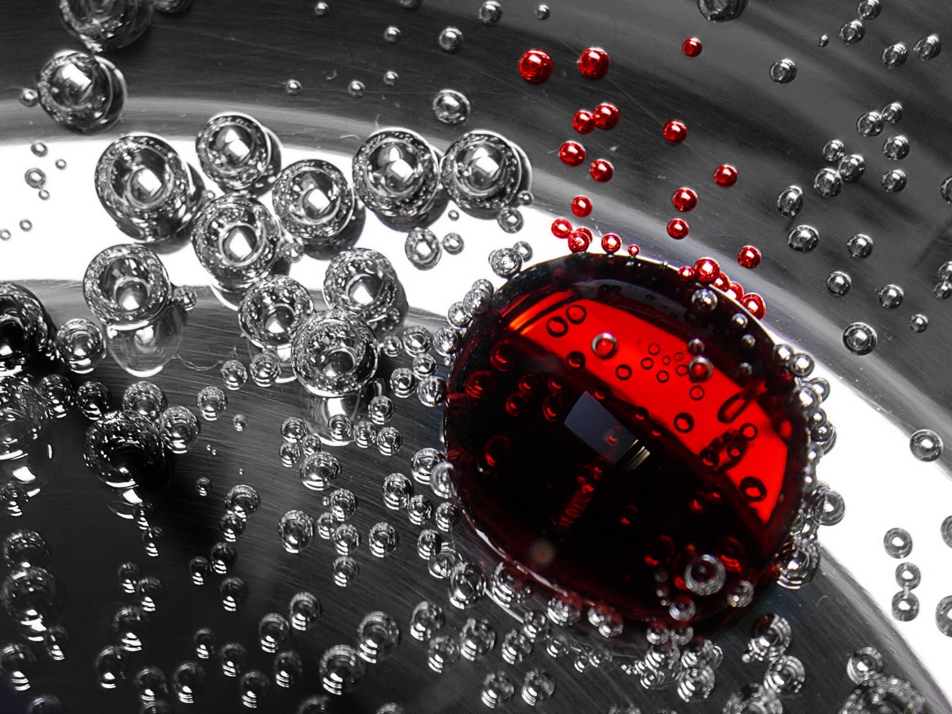пузыри жидкость красный