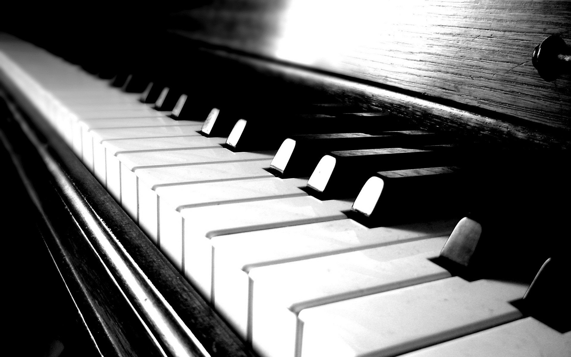 Черные и белые клавиши рояля