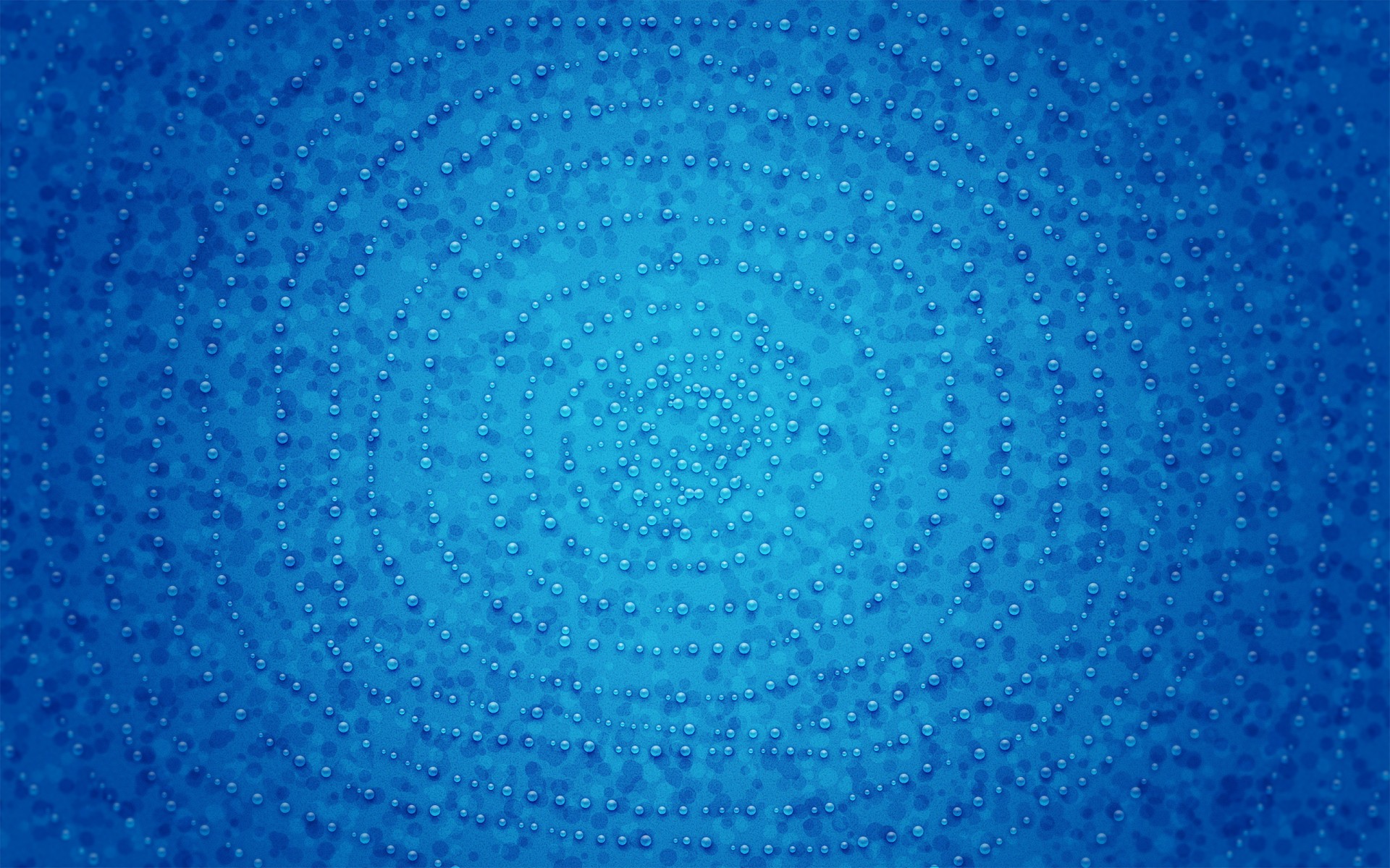 капли круги синий