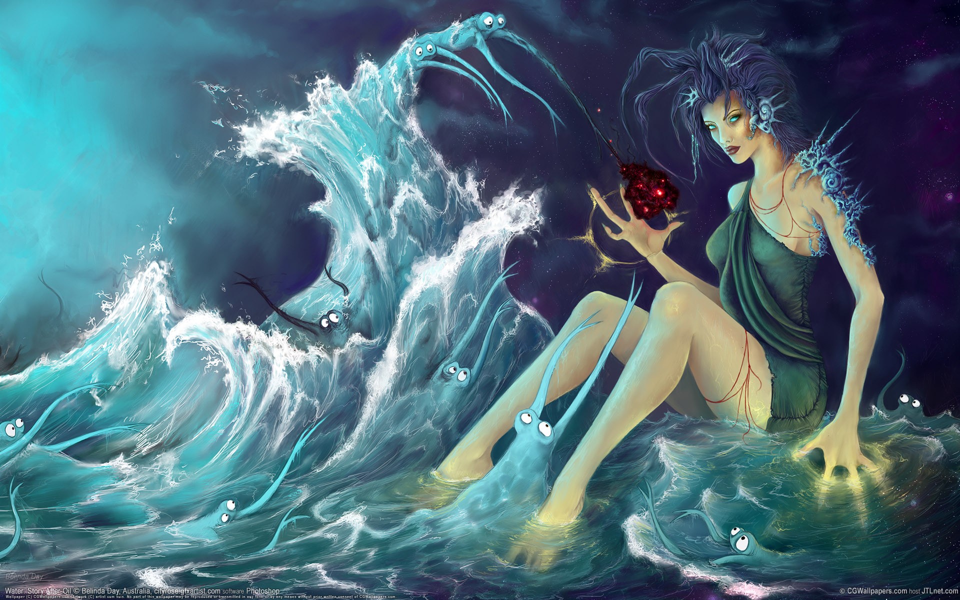 Я великий дух воды и что. Калипсо богиня моря. Амфитрита богиня моря. Богиня воды. Девушка и стихия воды.