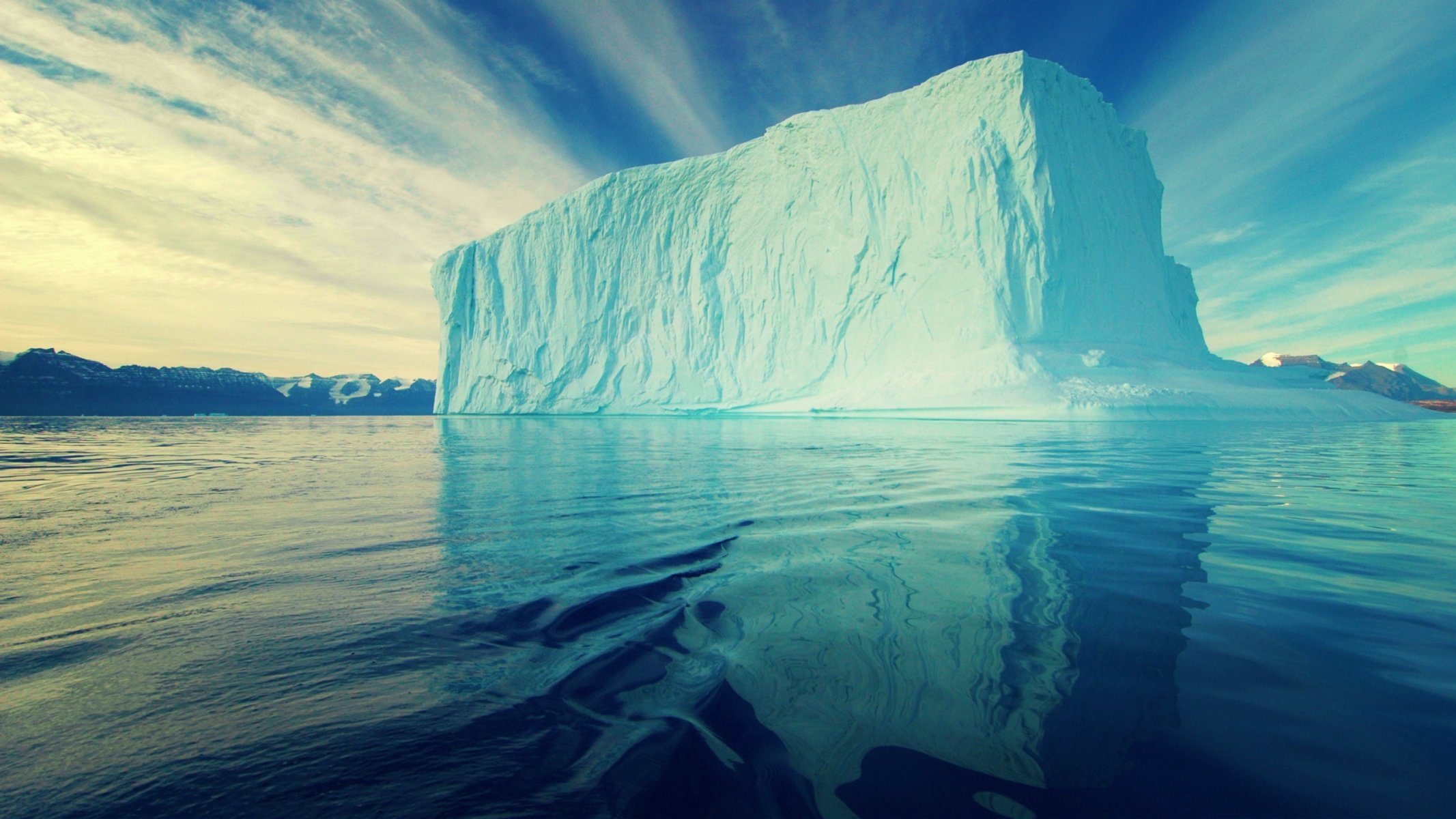 вода холод лед айсберг