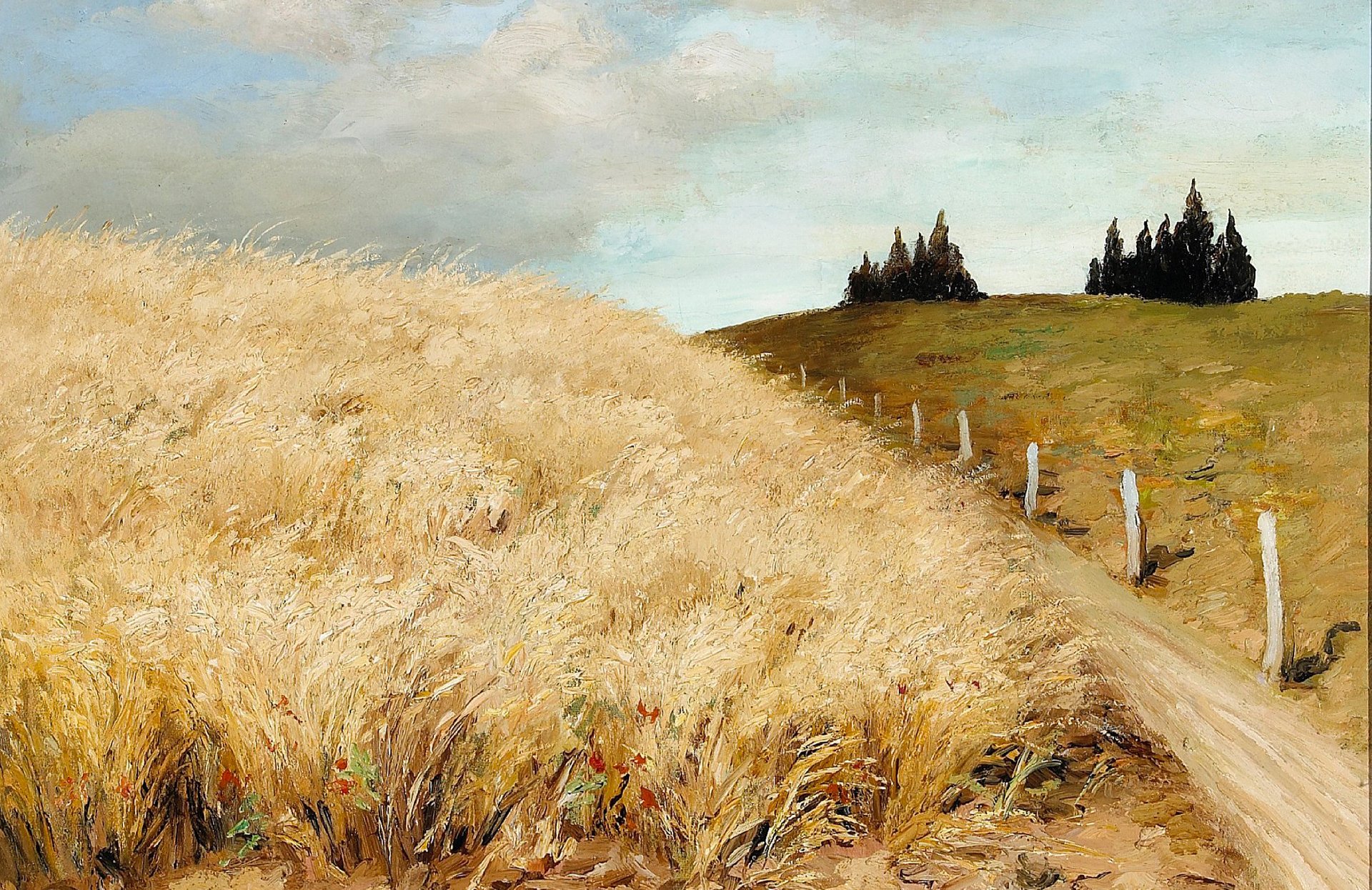Картины с изображением пшеницы