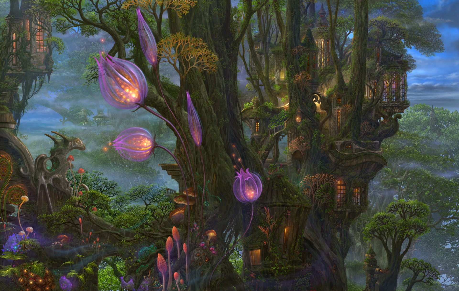 Сказочный лес арты 