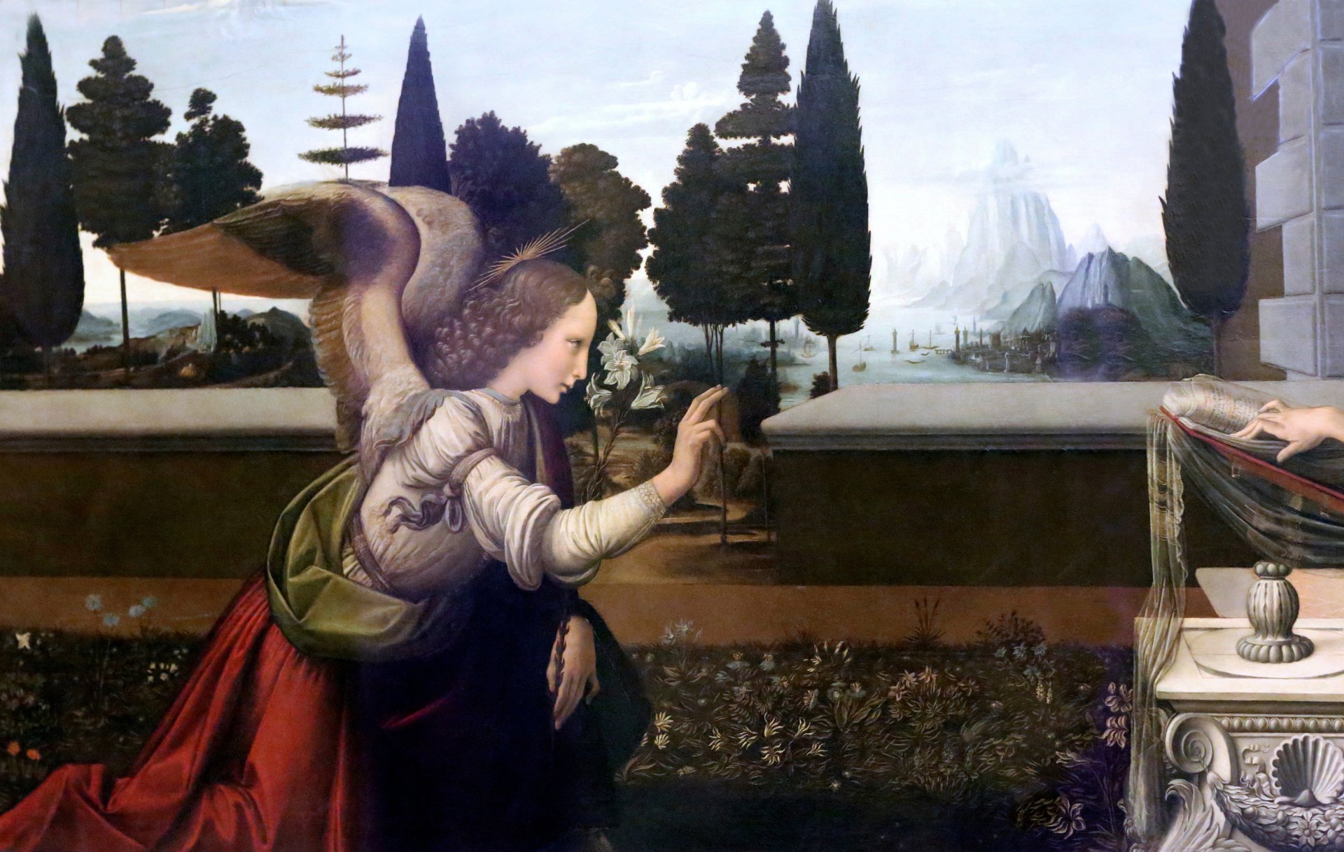 леонардо да винчи картина благовещение 1470 флоренция