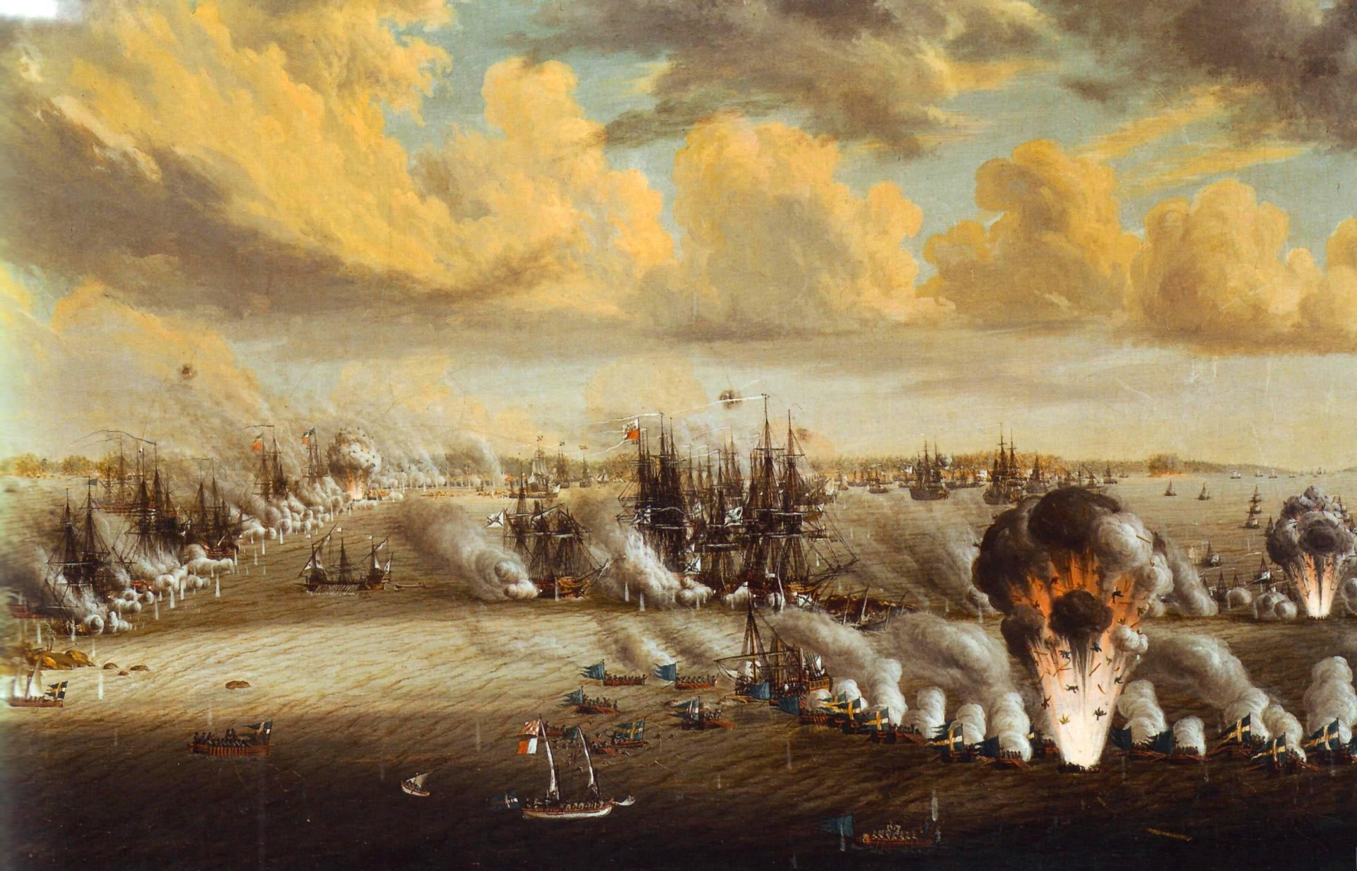 «битва при роченсальме» 9—10 июля 1790 года русско-шведская война решительная