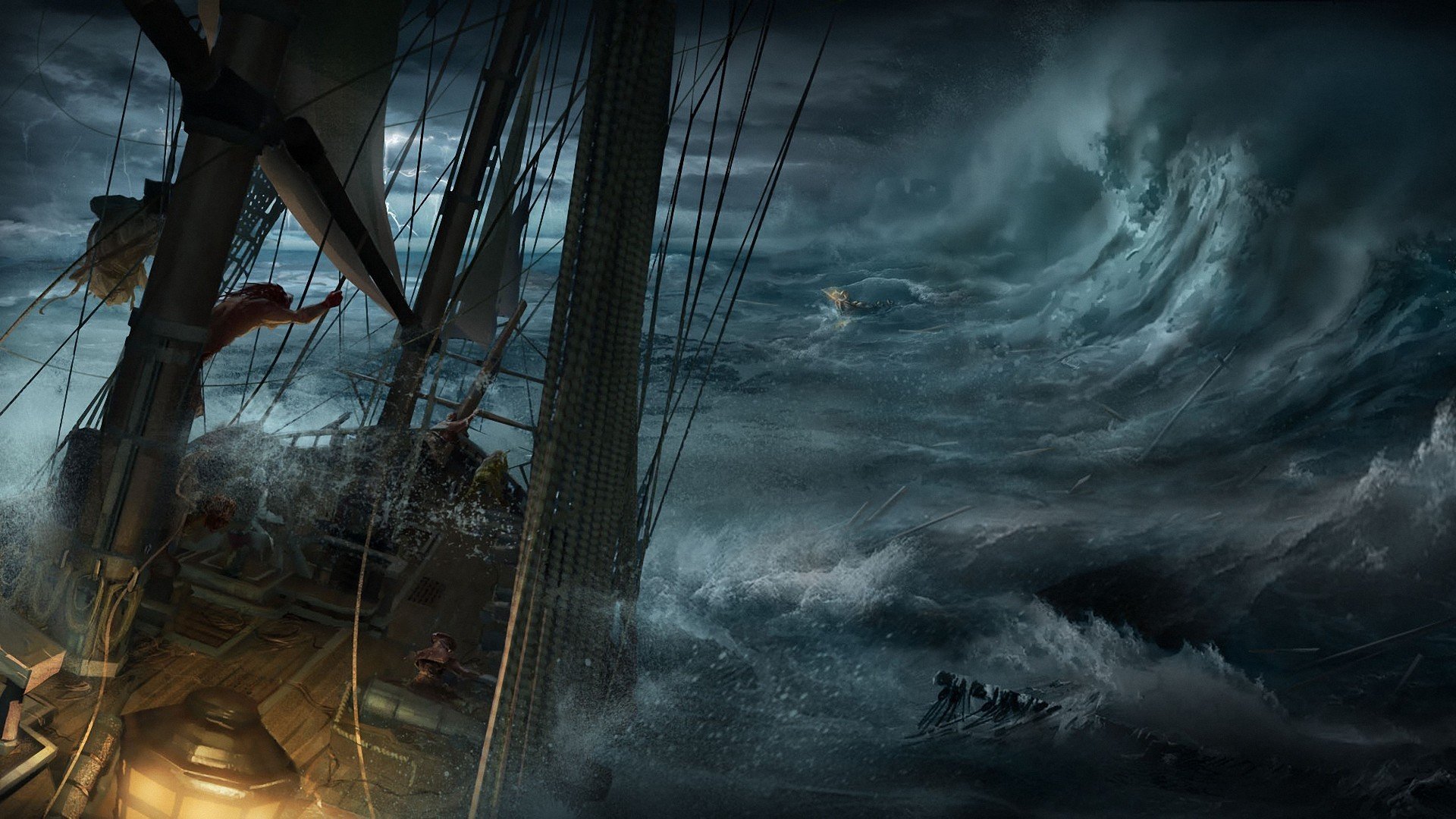 корабль пиратский фэнтези графика ship pirate fantasy graphics загрузить
