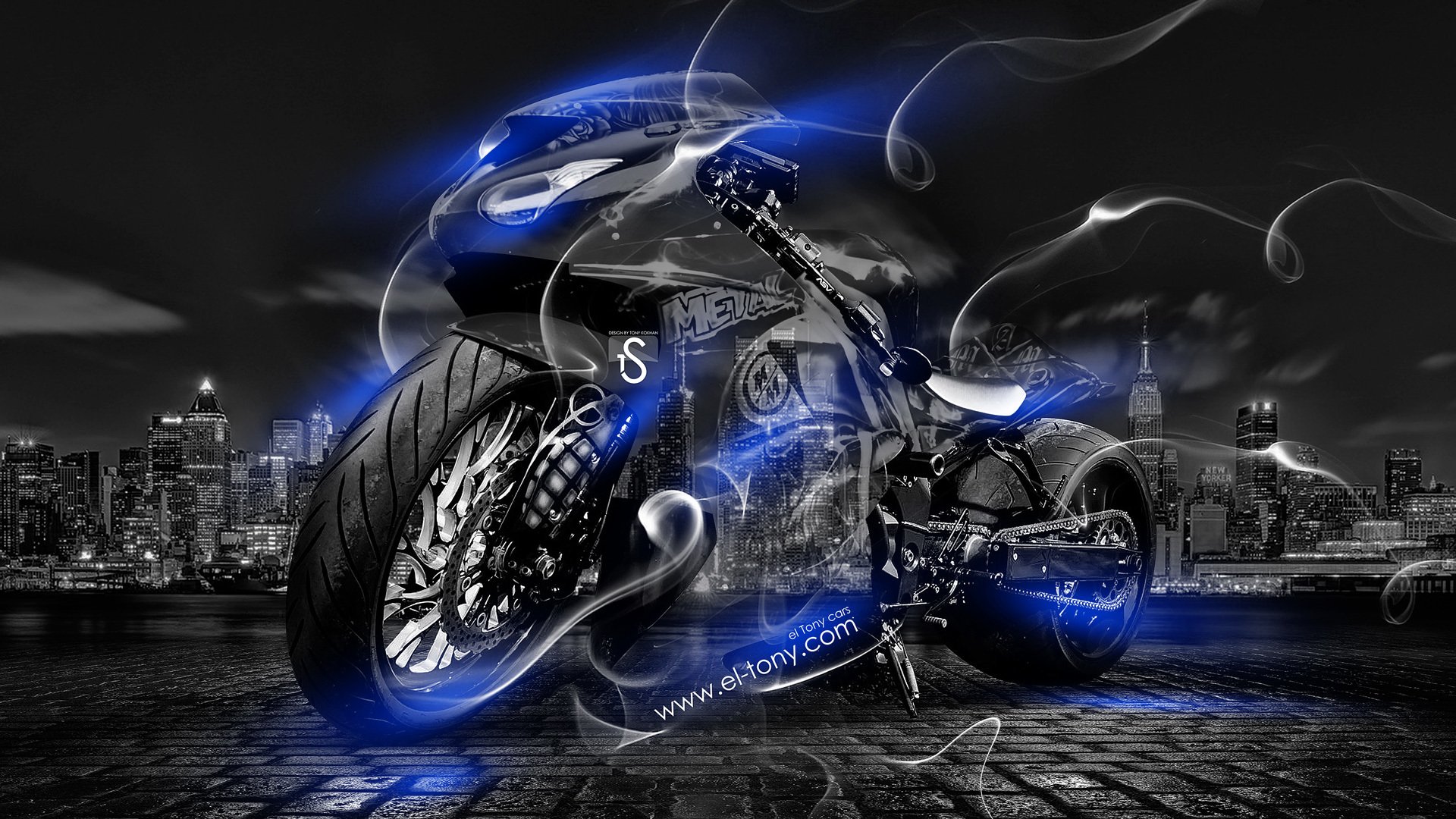 мотоцикл синий подставка скачать