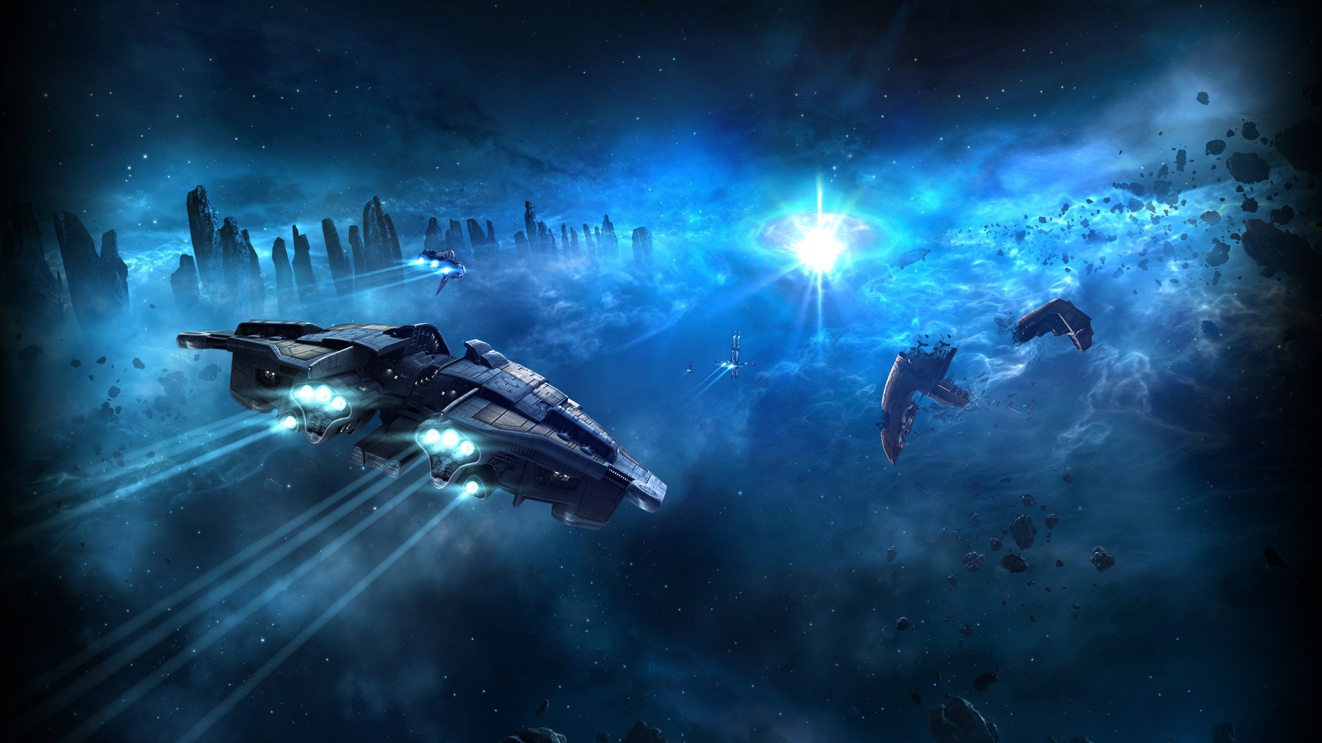 Космические корабли в игре Eve online