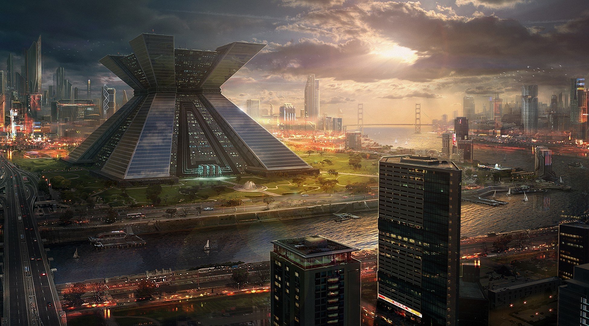 Архитектура будущего Cyberpunk