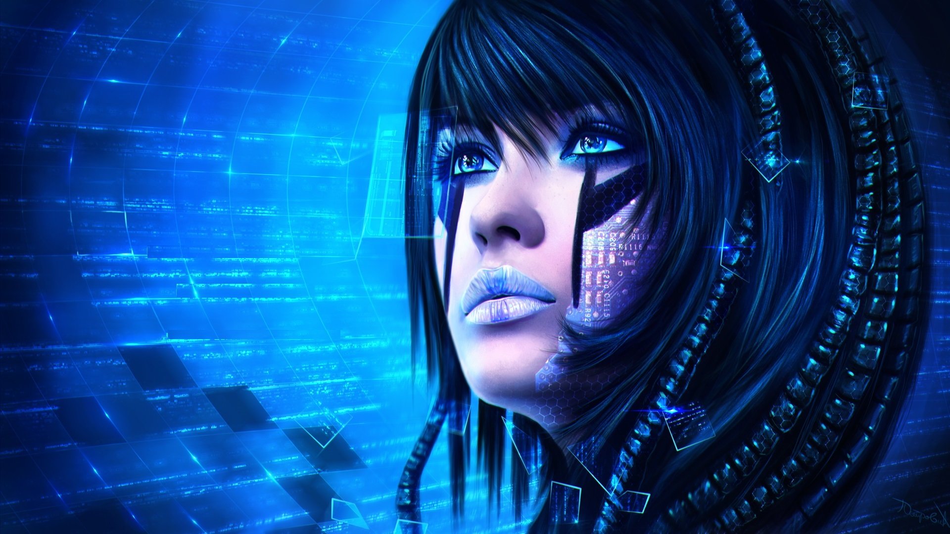 Cyberpunk avatar girl фото 89