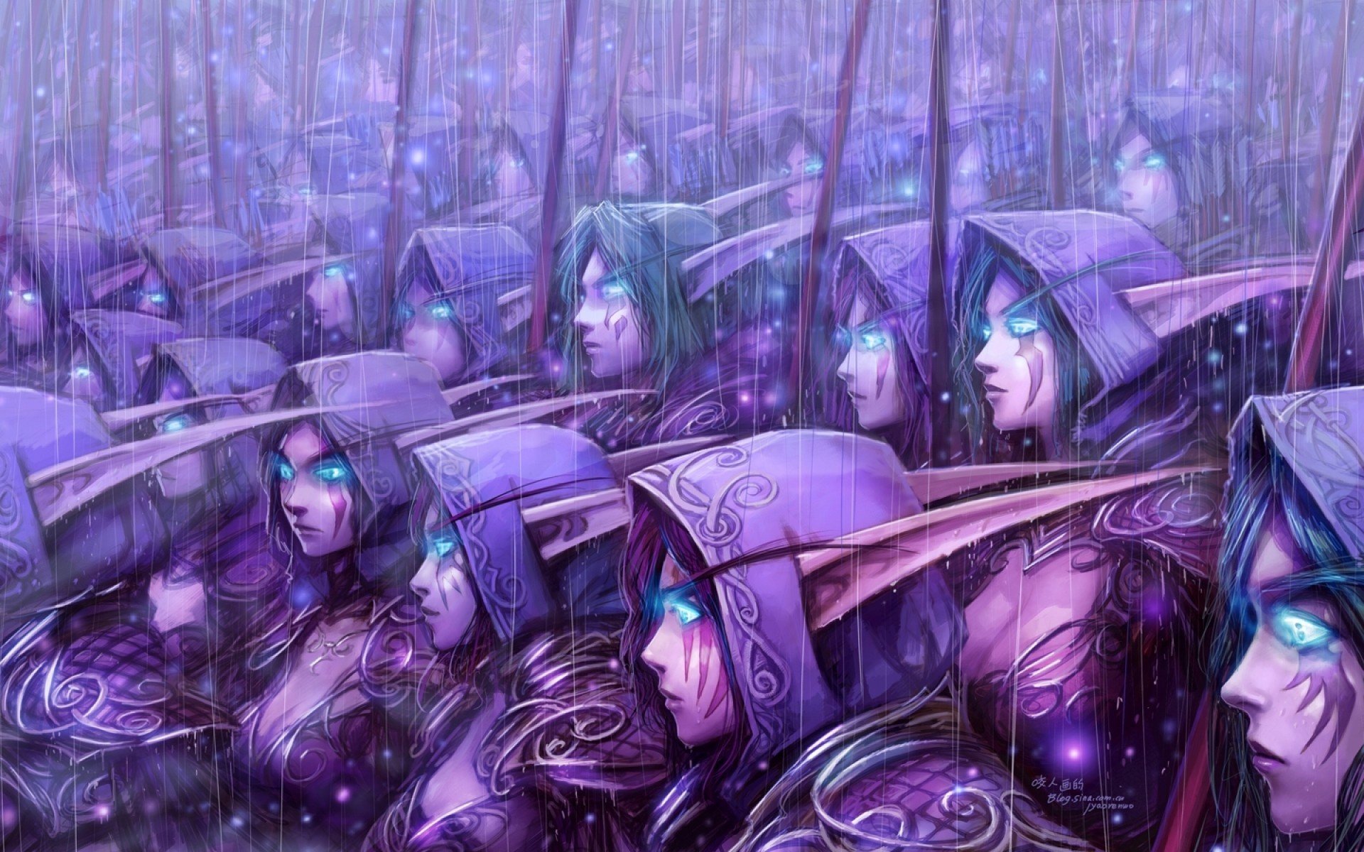 Ночные эльфы арт