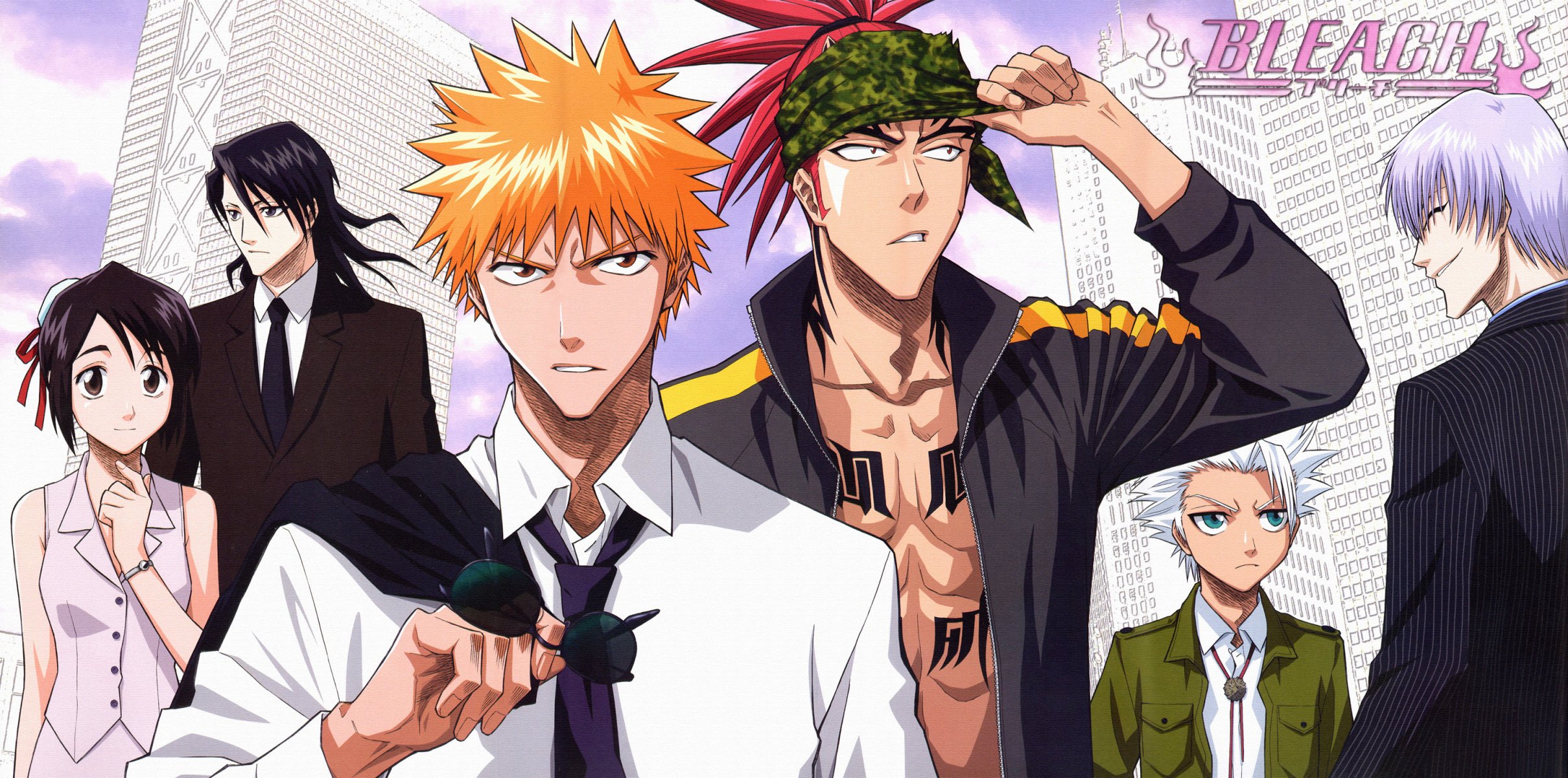 Ichigo Kurosaki shinigami Renji Abarai Gin Ichimaru Toshiro Hitsugaya ...