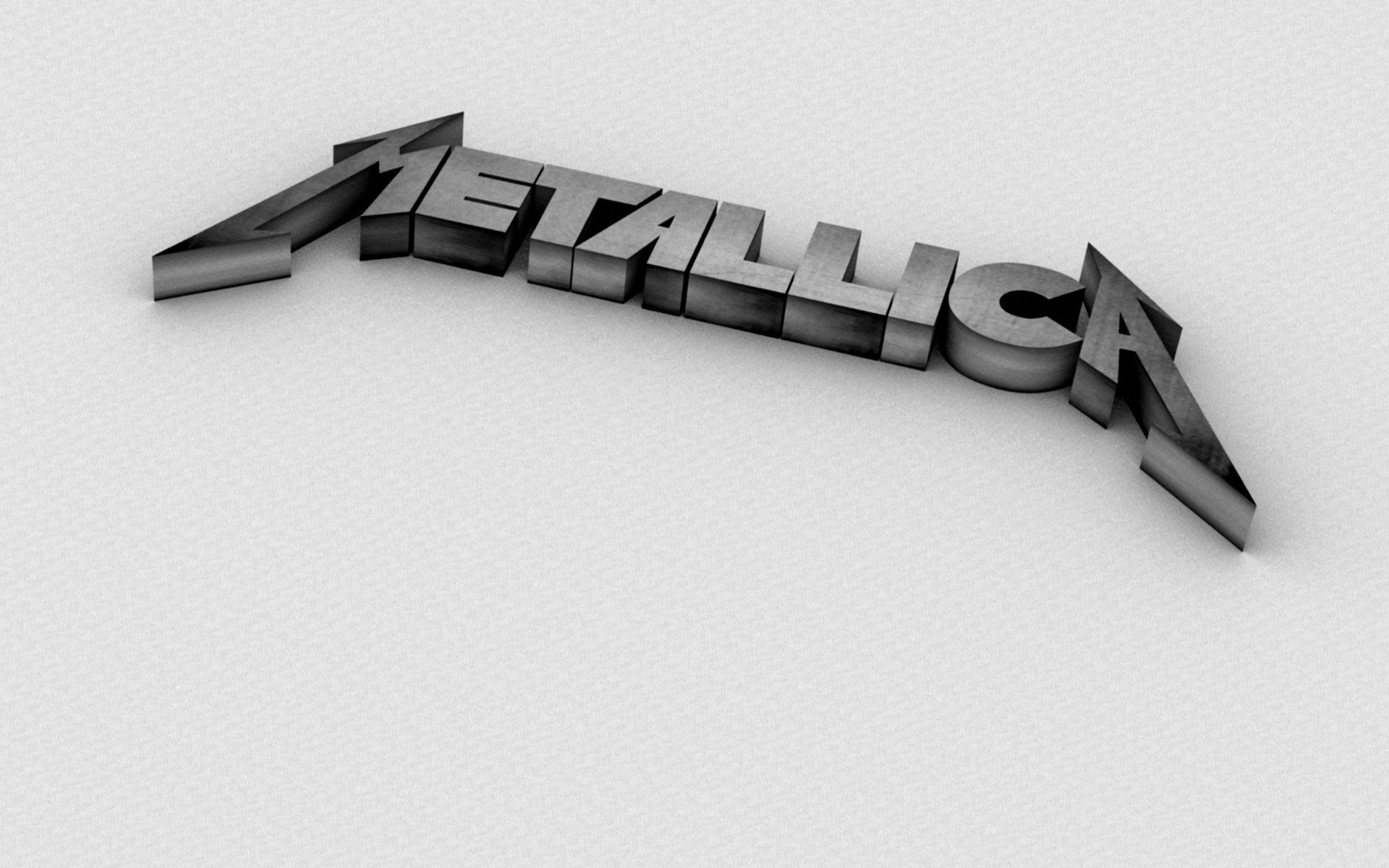 Логотип Metallica в сером цвете