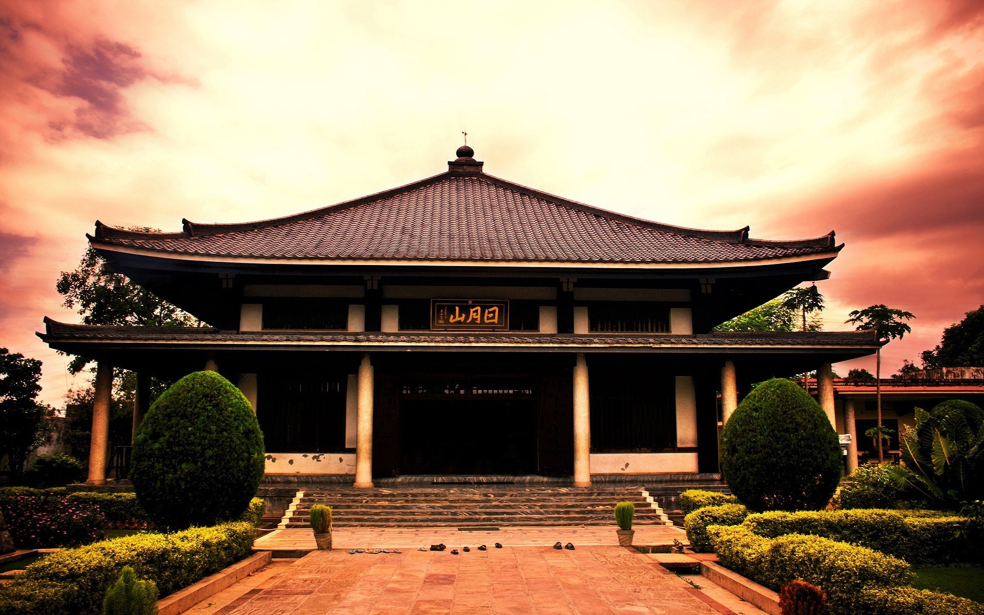 Японский храм без смс