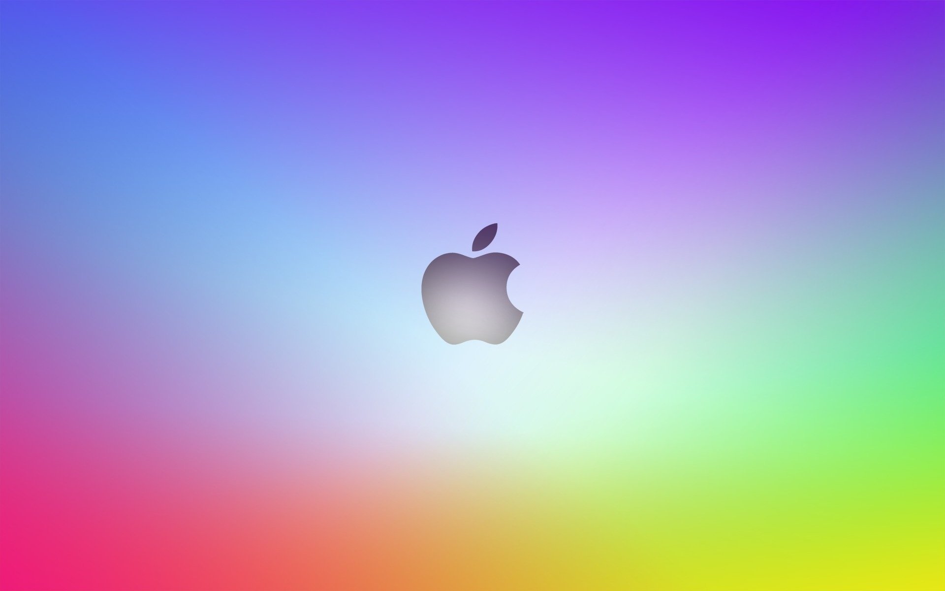 Apple яблоко в разноцветном фоне