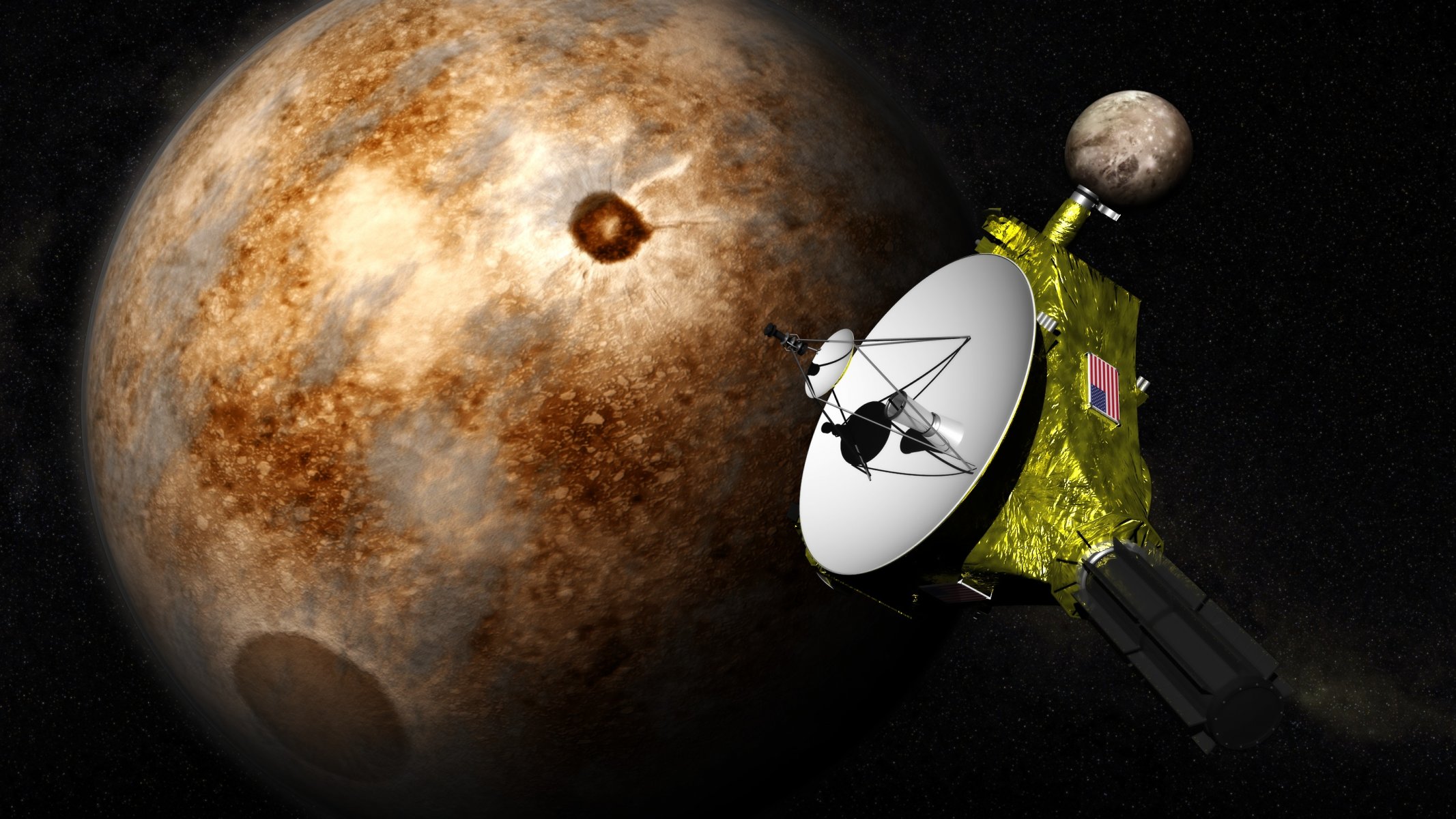 автоматическая межпланетная станция «новые горизонты» плутон космос поверхность звезды