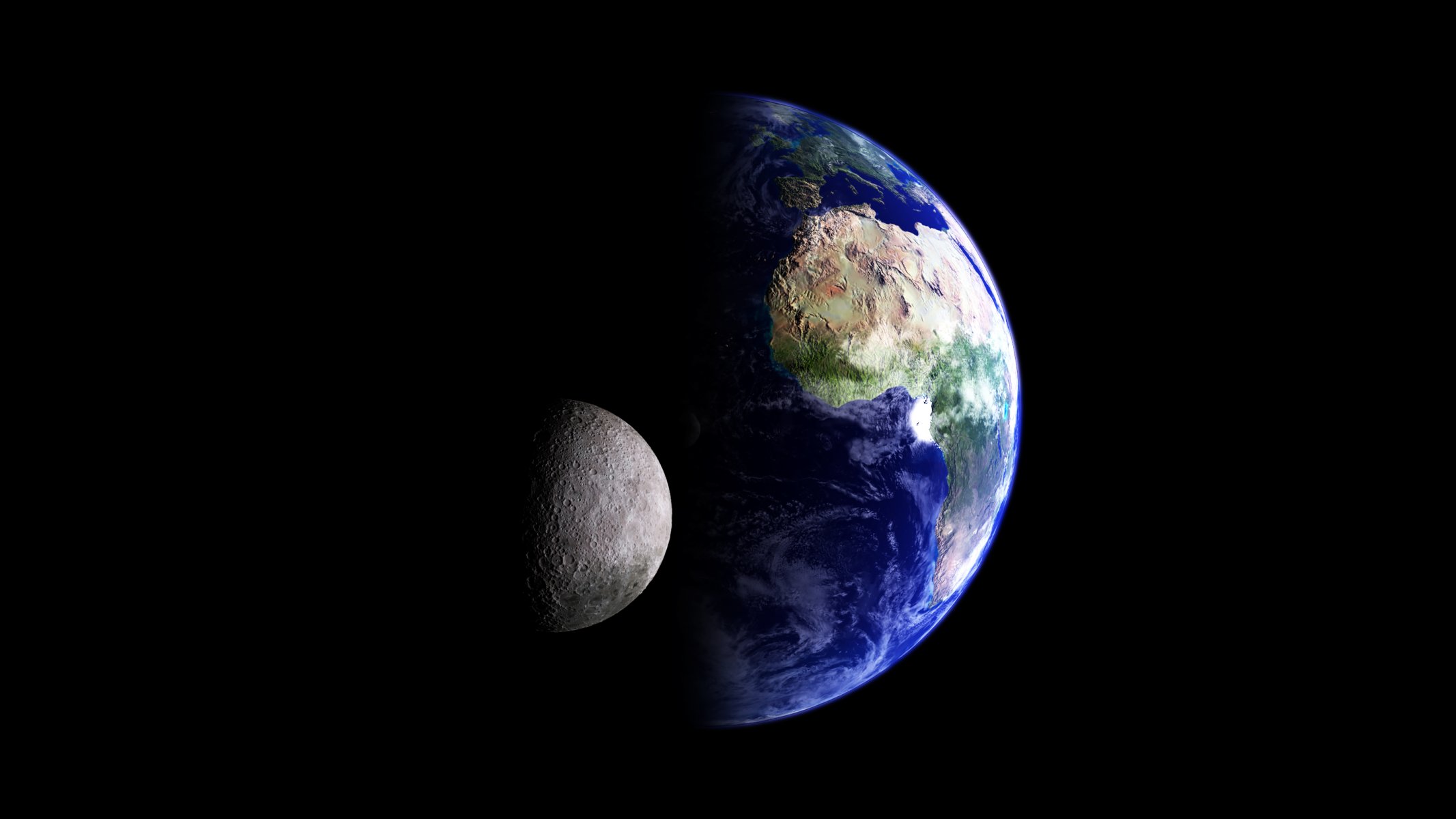 космос земля планета луна спутник