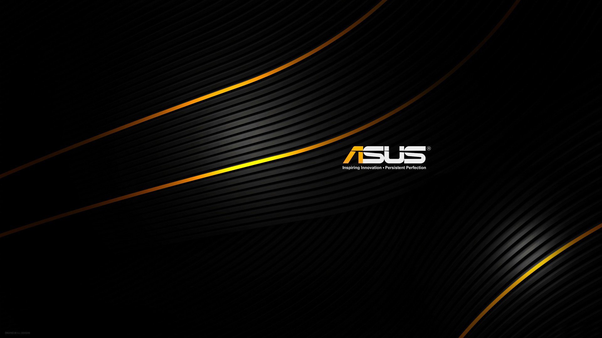 Логотип ASUS на черном фоне