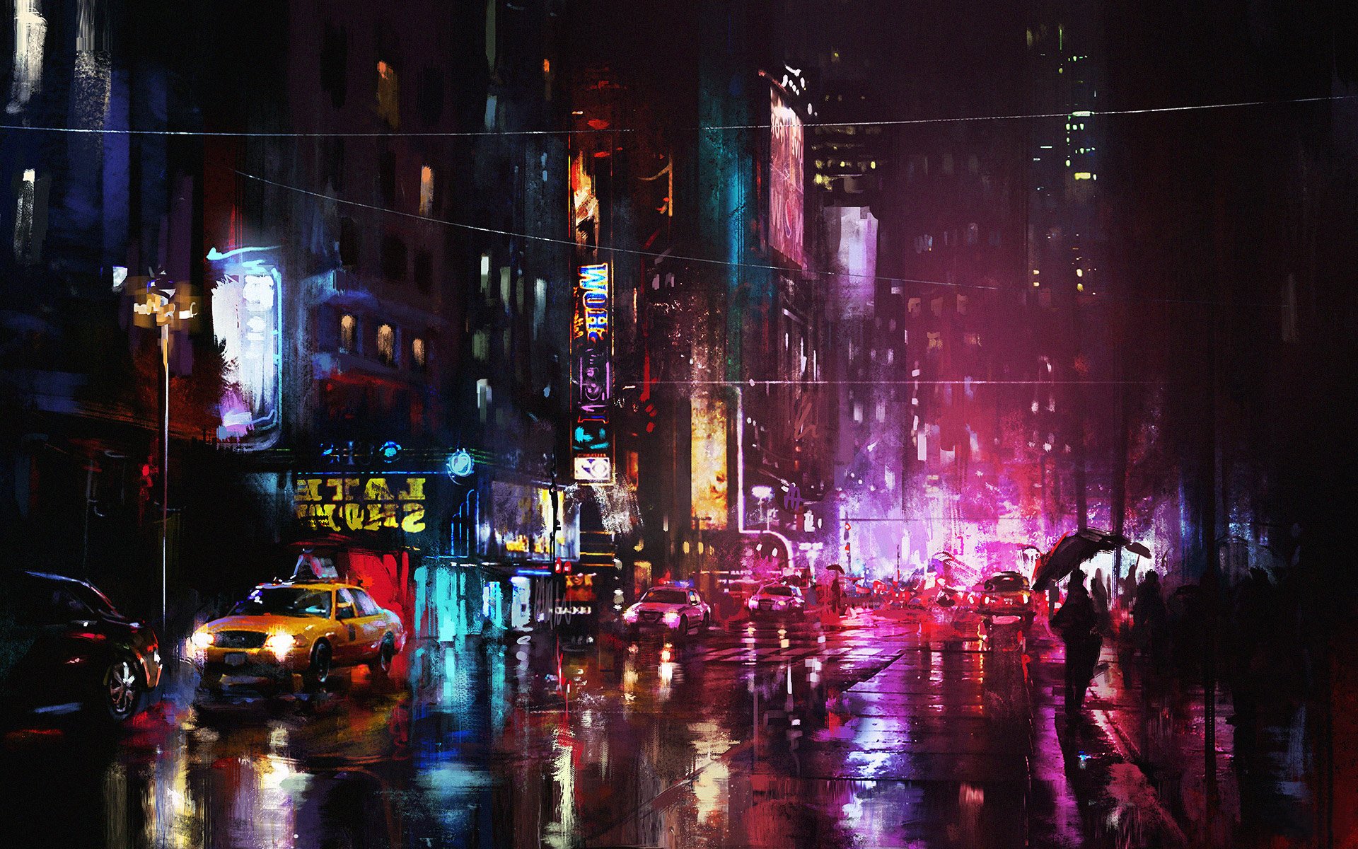 Дарек Заброцкий картины Нью Йорк