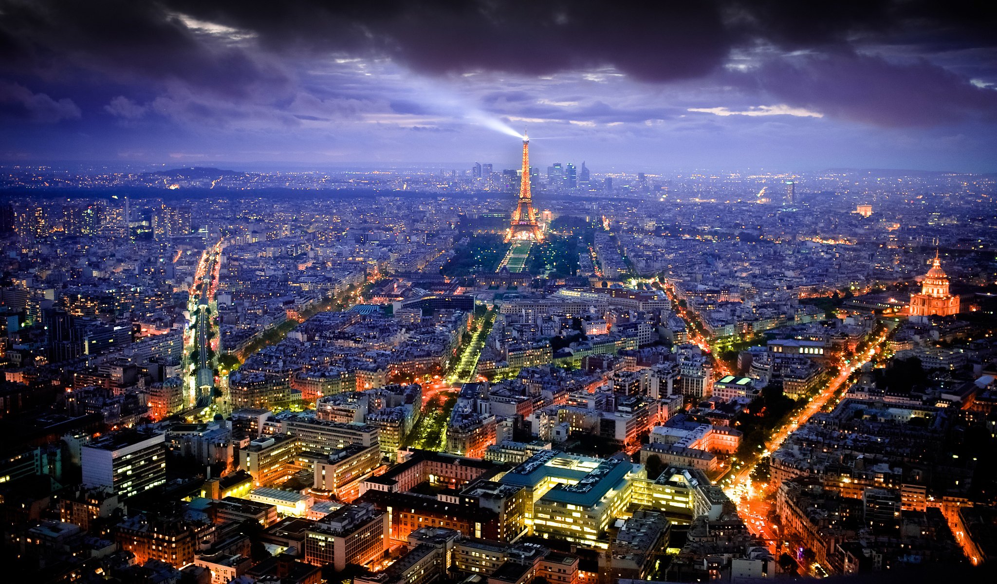 Париж эйфелева башня город огни бесплатно