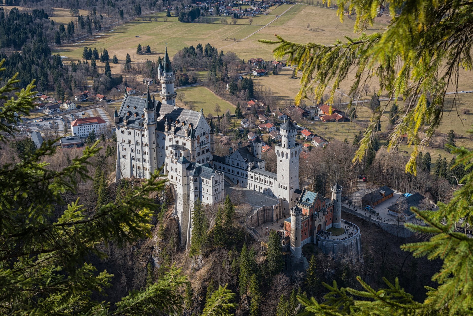 Neuschwanstein Castle, Bavaria, Germany загрузить