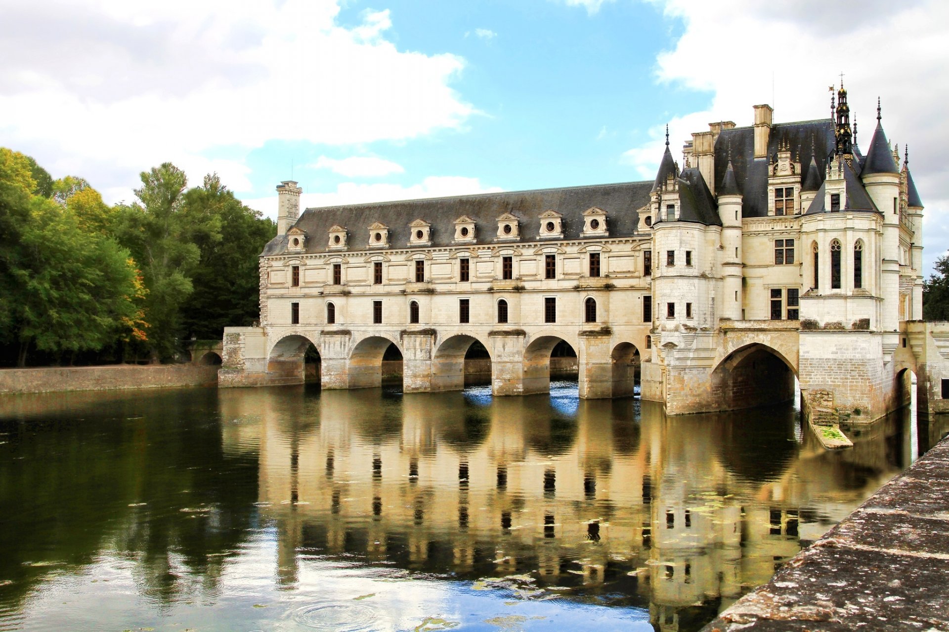 страны архитектура Бордо Франция озеро отражение скачать